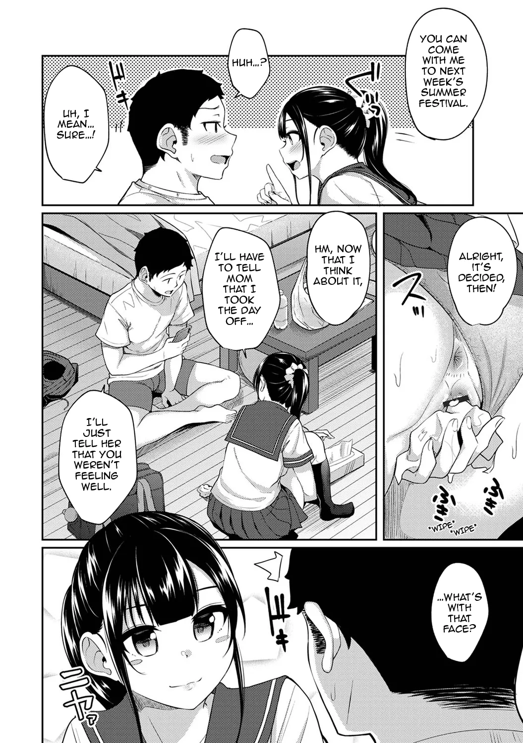 Asa Okitara Imouto ga Hadaka Apron Sugata datta node Hamete Mita | I Woke Up to my Naked Apron Sister and Tried Fucking Her Ch. 1-16 page 225 - squirting sweating hentai manga - read online free
