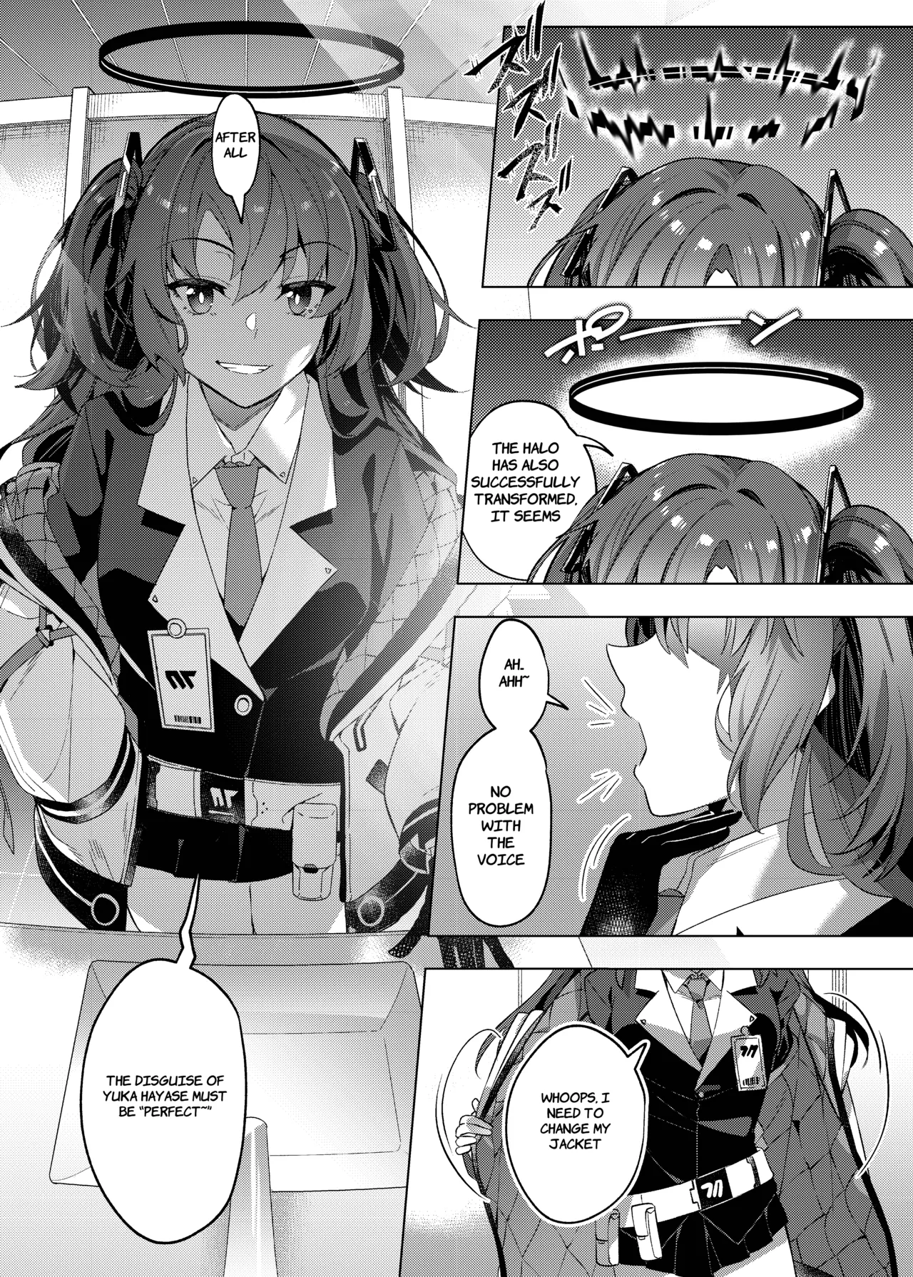 Yuuwaku de Schale Sensei o Yowaraseru Sakusen Blue Archive TSF doujinshi | The Strategy to Weaken Schale Sensei with Temptation page 19 featuring yuuka hayase blue archive parody - glasses schoolgirl uniform hentai manga - read online free