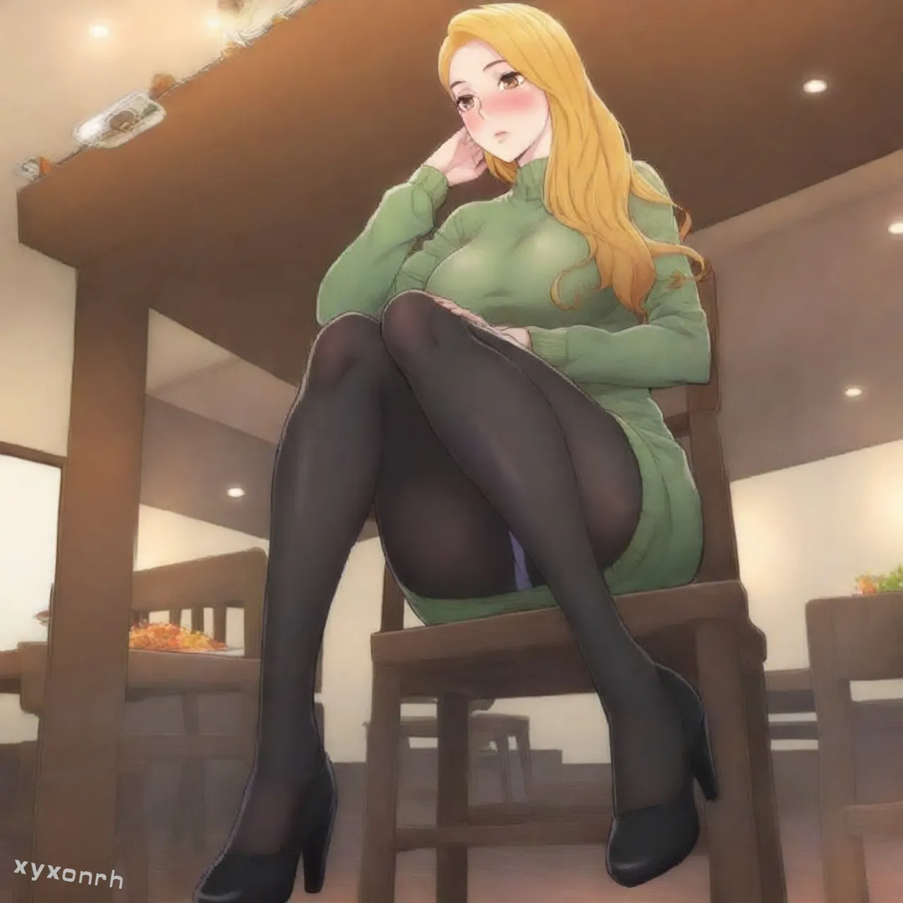 cute sophie webtoon 漂亮干姐姐 page 26 - ai generated hentai manga - read online free