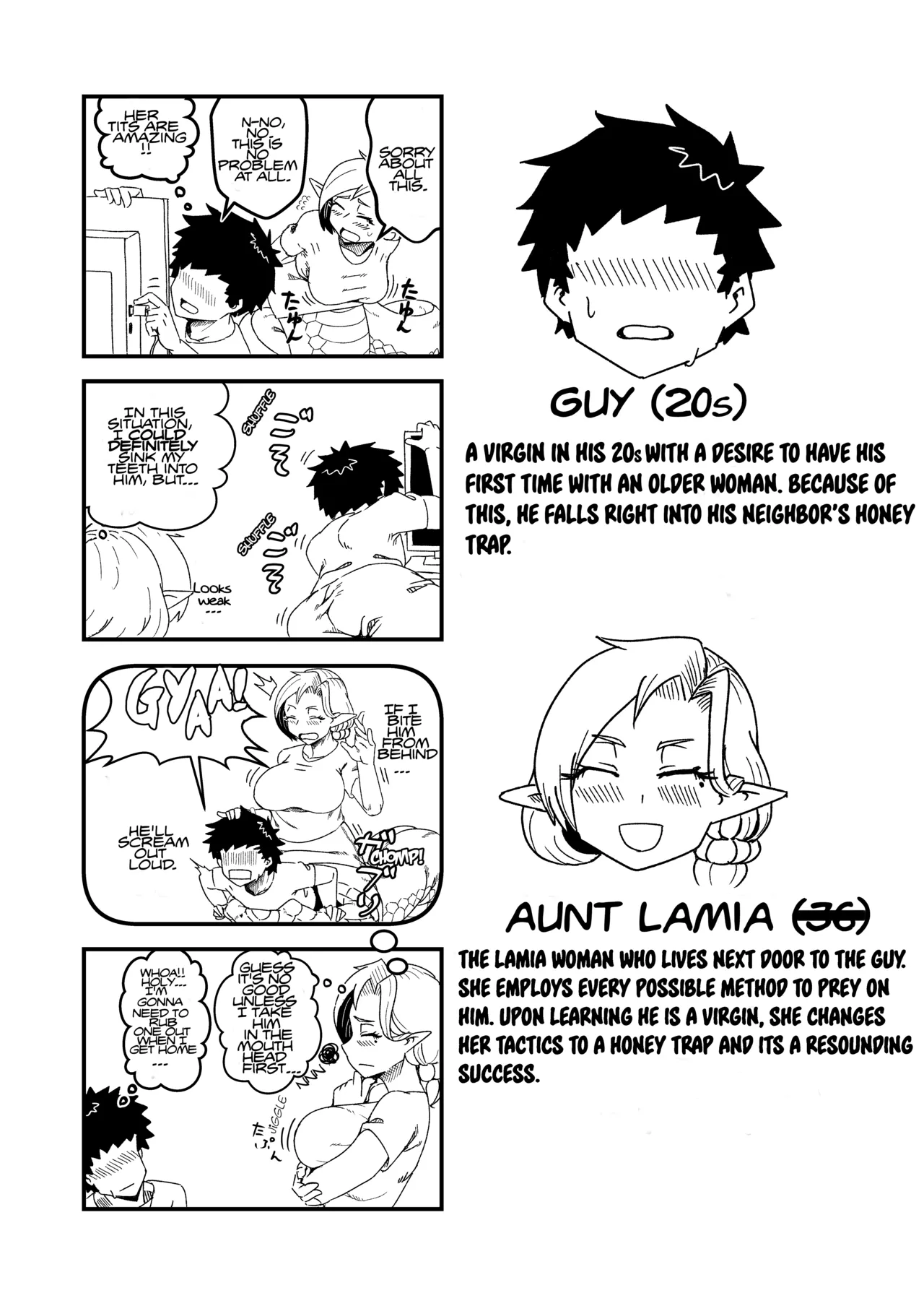 Aunt Lamia's Honey Trap Next Door page 16 original parody - beauty mark big breasts hentai manga - read online free