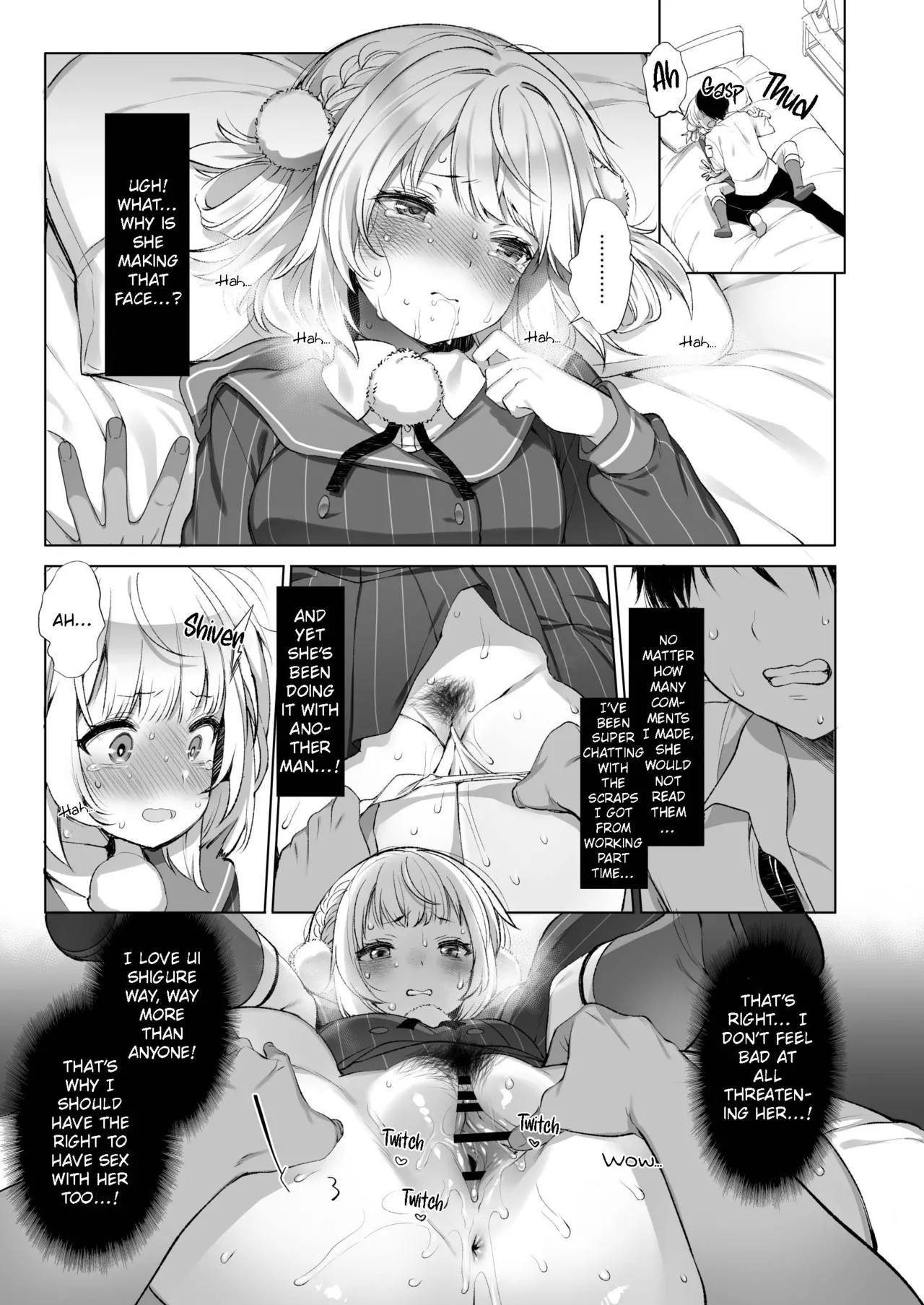 Idol Haishinsha Shigure Ui Naisho no Douga Haishin 2 page 14 featuring shigure ui - nakadashi x-ray hentai manga - read online free