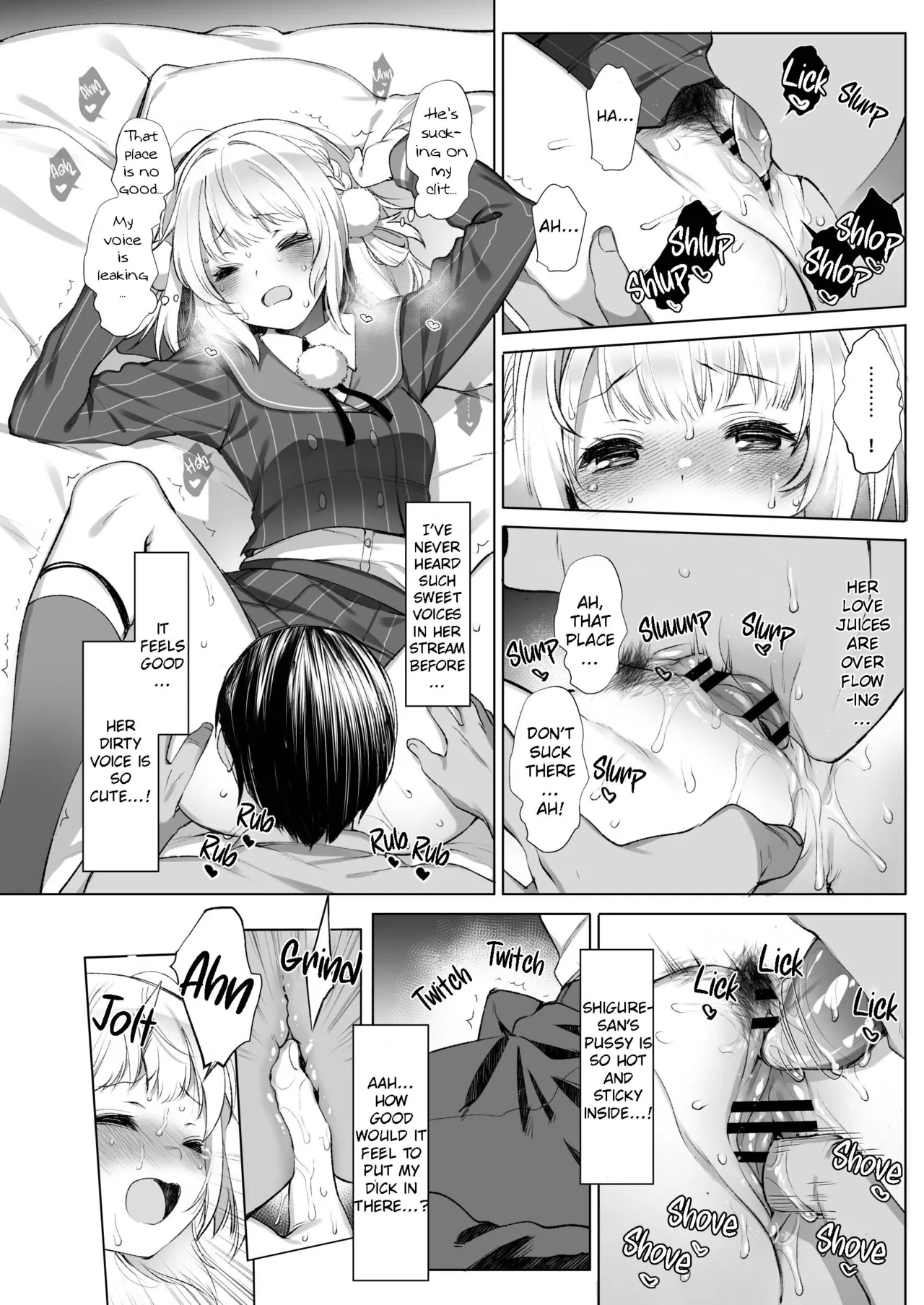 Idol Haishinsha Shigure Ui Naisho no Douga Haishin 2 page 15 featuring shigure ui - nakadashi x-ray hentai manga - read online free