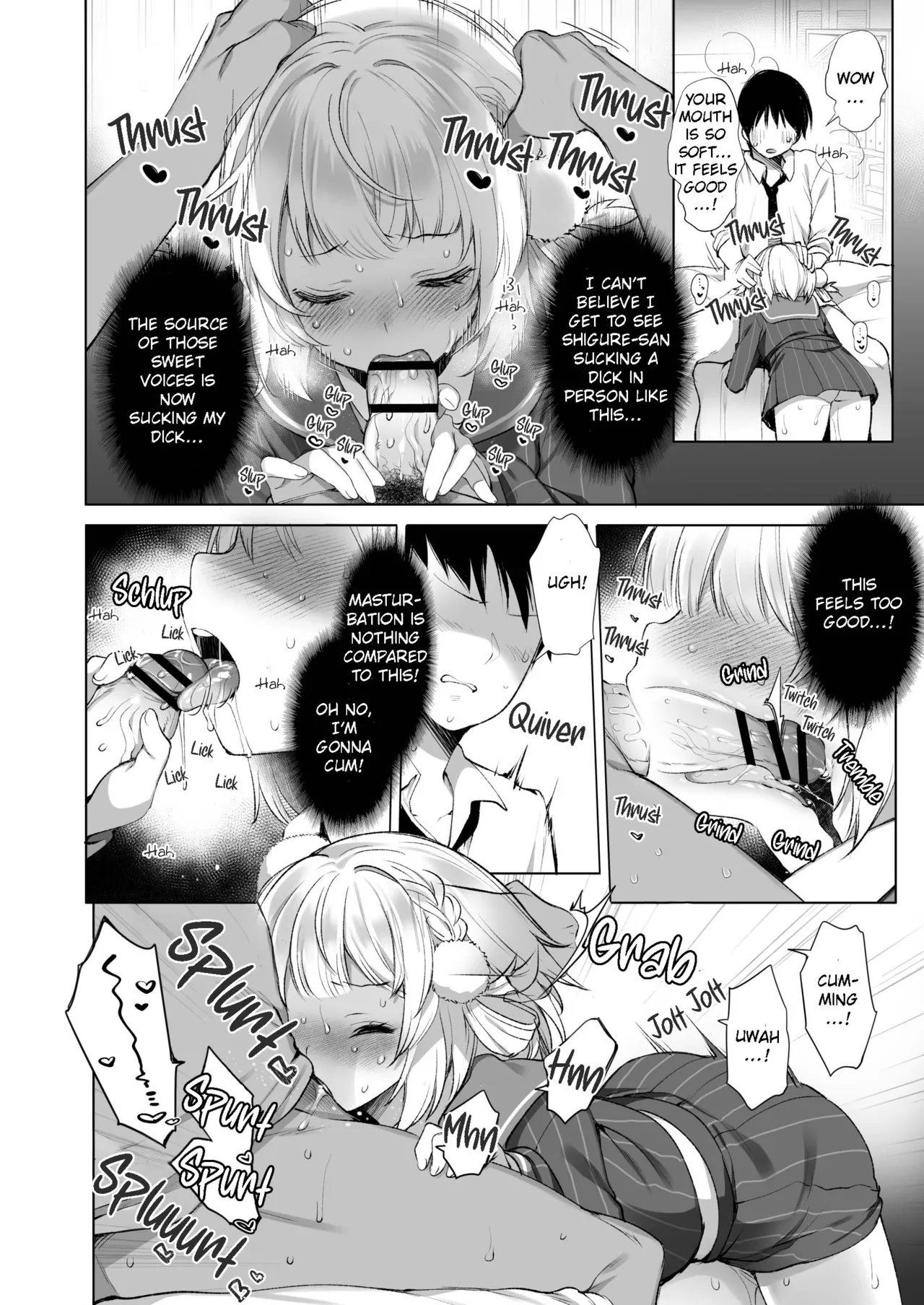 Idol Haishinsha Shigure Ui Naisho no Douga Haishin 2 page 17 featuring shigure ui - schoolboy uniform schoolgirl uniform hentai manga - read online free