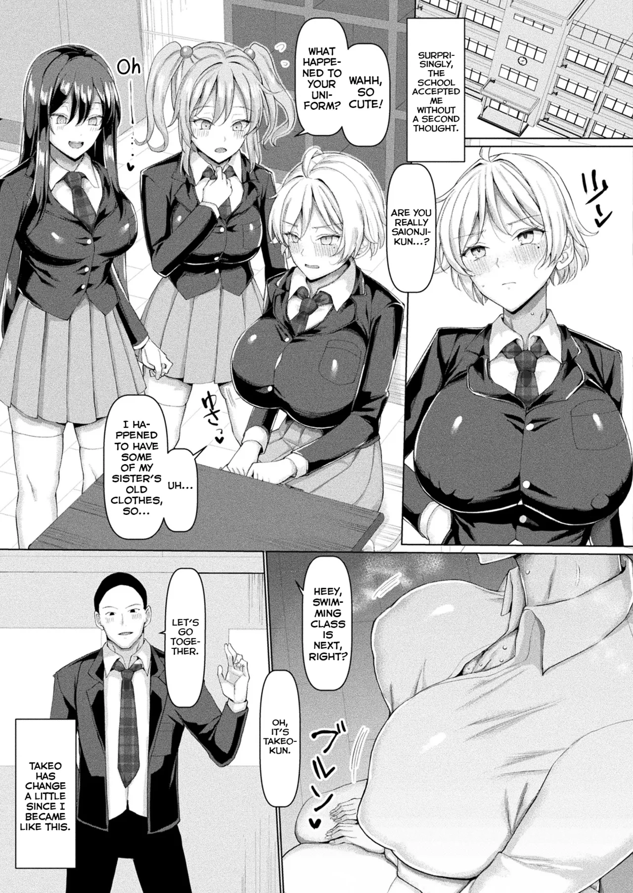 Mabudachi Nagachichi Daihenshin page 15 - big breasts swimsuit hentai manga - read online free