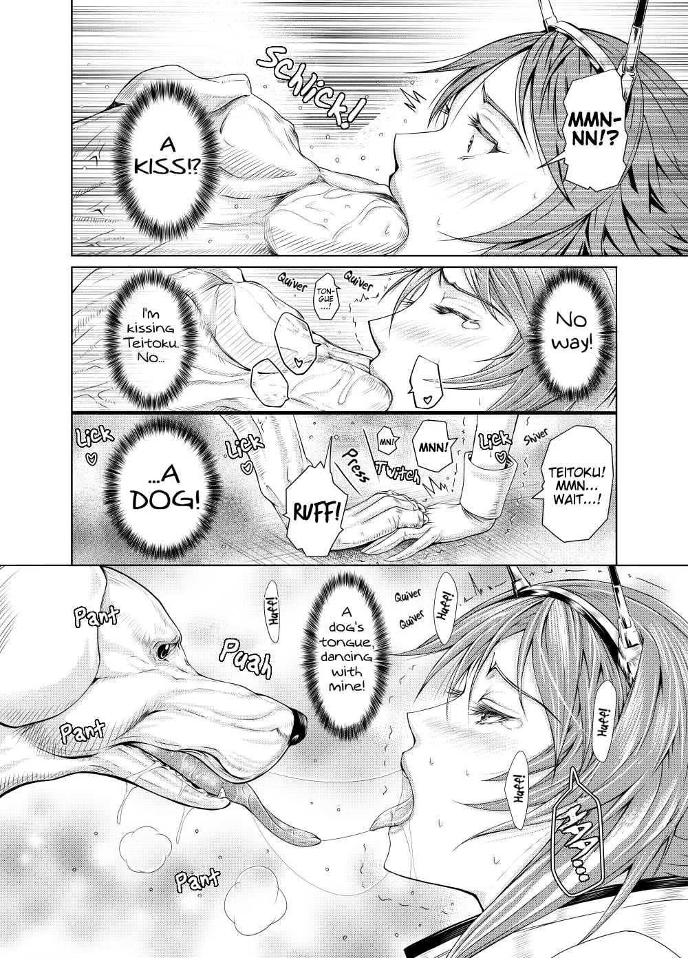 [LUCRETiA (Hiichan)] Ken-Jyuu Dai Yon Kan Ware, Gouchin seri--!! (Kantai Collection -KanColle-) [English] [EHCOVE] [Digital] page 18 featuring mutsu kantai collection parody - big breasts dog hentai manga - read online free