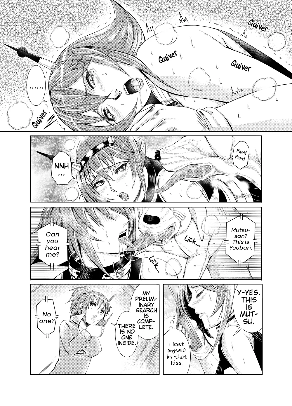 [LUCRETiA (Hiichan)] Ken-Jyuu Dai Yon Kan Ware, Gouchin seri--!! (Kantai Collection -KanColle-) [English] [EHCOVE] [Digital] page 30 featuring mutsu kantai collection parody - big breasts dog hentai manga - read online free