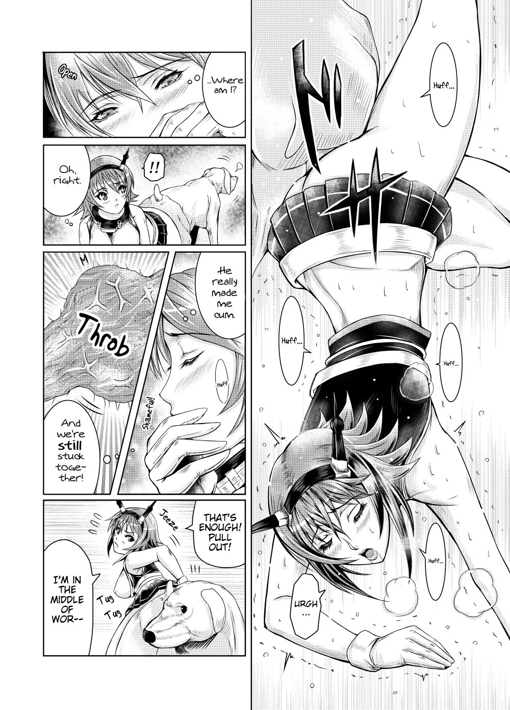 [LUCRETiA (Hiichan)] Ken-Jyuu Dai Yon Kan Ware, Gouchin seri--!! (Kantai Collection -KanColle-) [English] [EHCOVE] [Digital] page 39 featuring mutsu kantai collection parody - big breasts dog hentai manga - read online free
