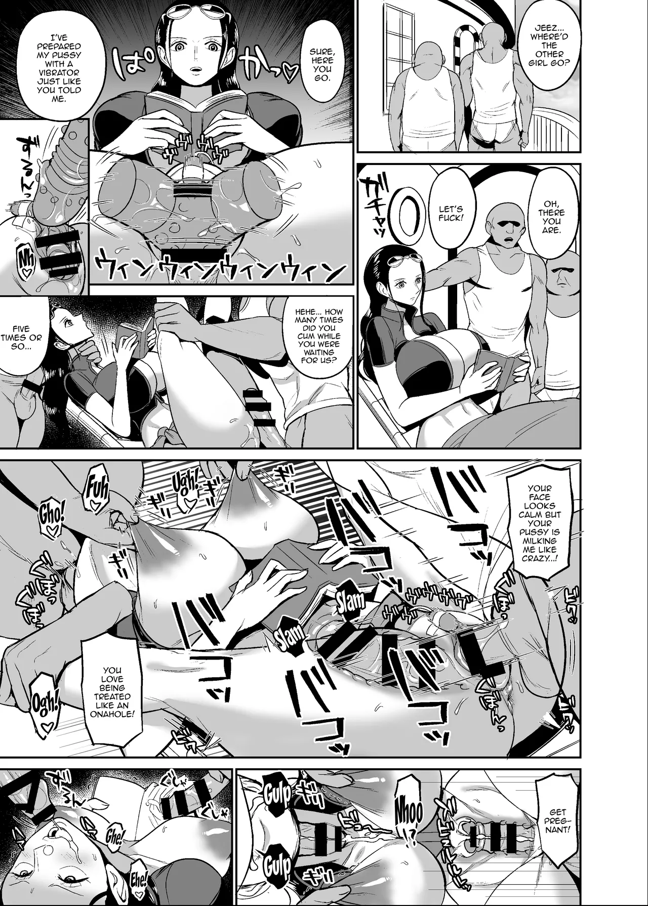 Koitsura ga Oretachi no Atarashii Nakama da! | These Guys are Our New Nakama! page 15 featuring nami one piece parody - big breasts unusual pupils hentai manga - read online free