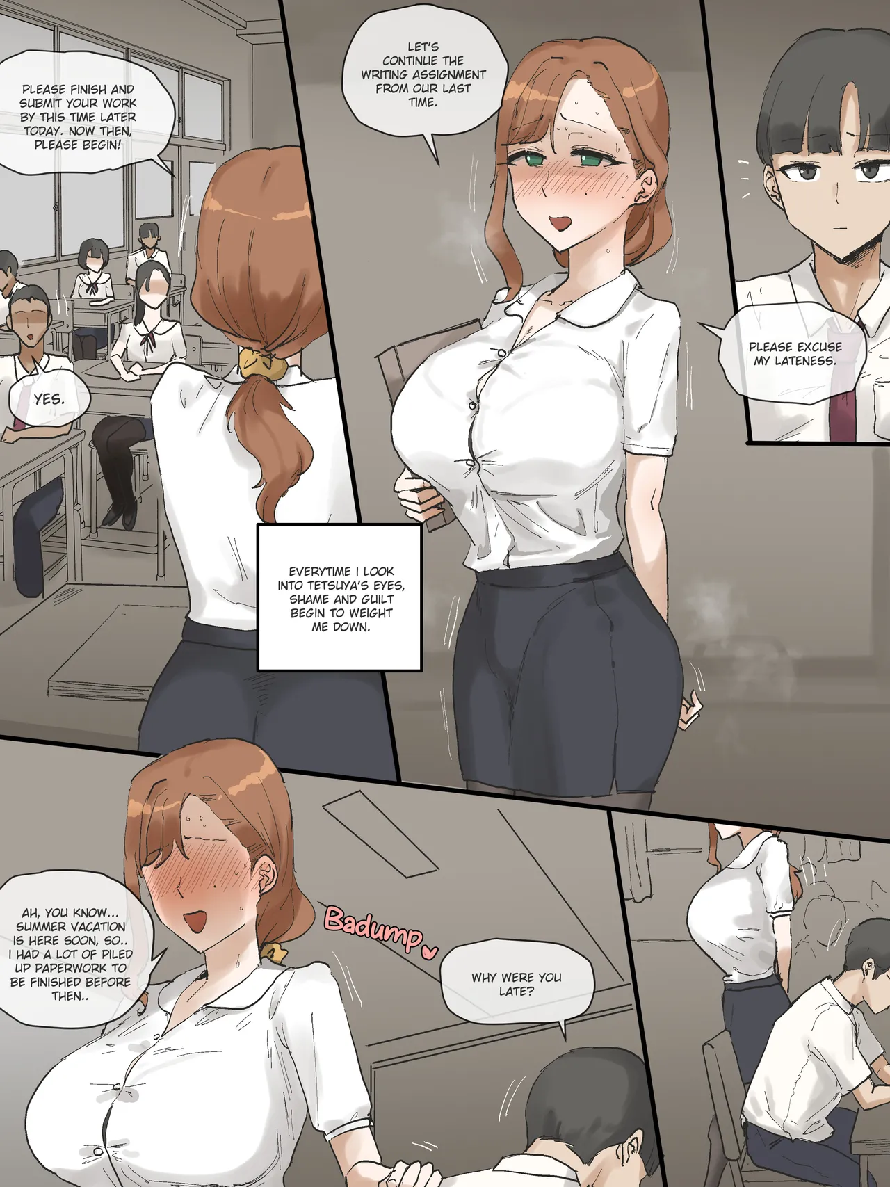 MOTHERLY 2 page 17 original parody - milf sweating hentai manga - read online free