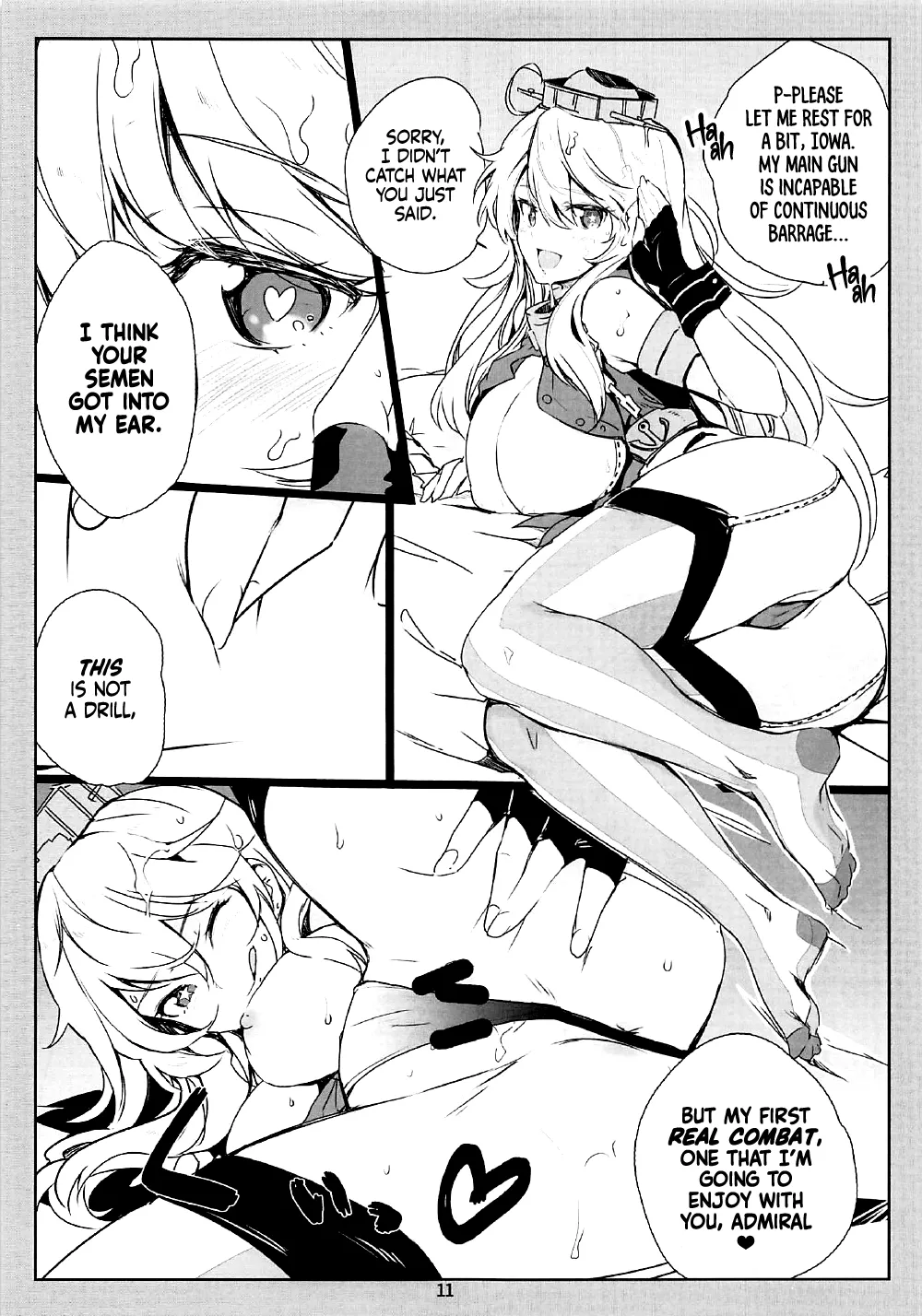SHAKE IT OFF page 10 featuring teitoku kantai collection parody - sole female sole male hentai manga - read online free