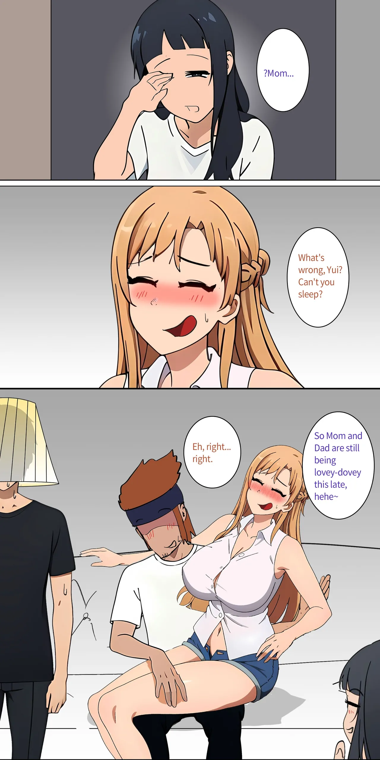 Asuna family 1-24 page 18 featuring asuna yuuki sword art online parody - full color big breasts hentai manga - read online free