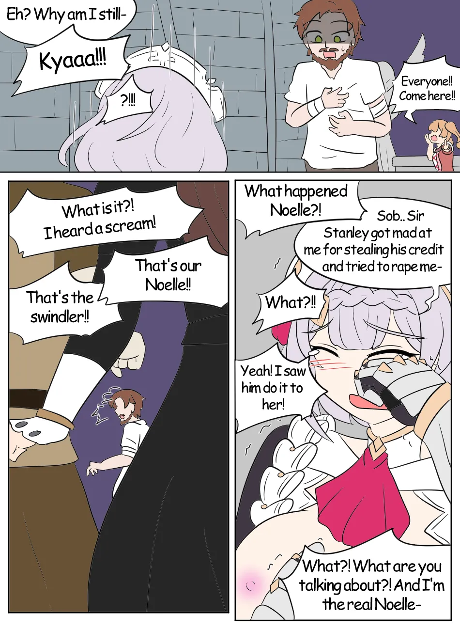 Genshin TSF: Swap-toss page 32 featuring noelle genshin impact parody - body swap full color hentai manga - read online free