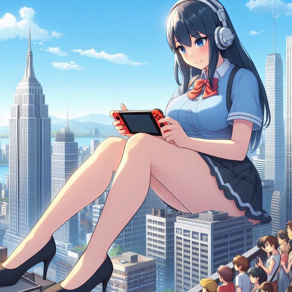 Giantess 10 page 376 - ai generated giantess hentai manga - read online free