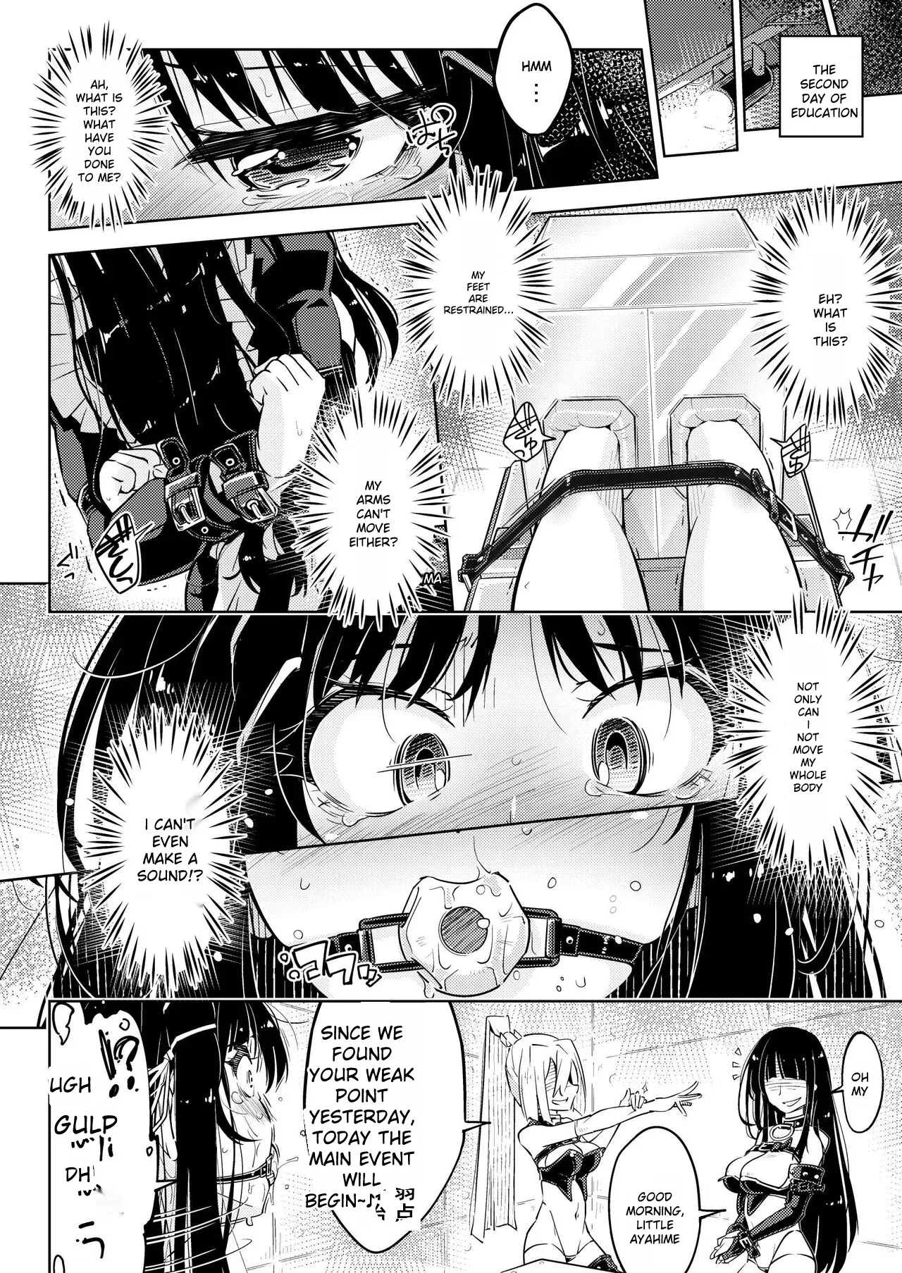 Ojou-sama Tenraku Ashiura Kusuguri Jigoku | The young ladie's foot tickling hell page 21 original parody - yuri females only hentai manga - read online free