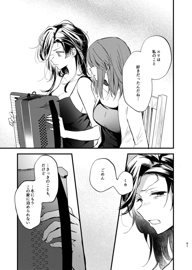 Soshite,  Kisetsu wa Meguru - Talvi meni jo, nyt alkaa kevät. page 60 featuring mika girls und panzer parody - females only yuri hentai manga - read online free