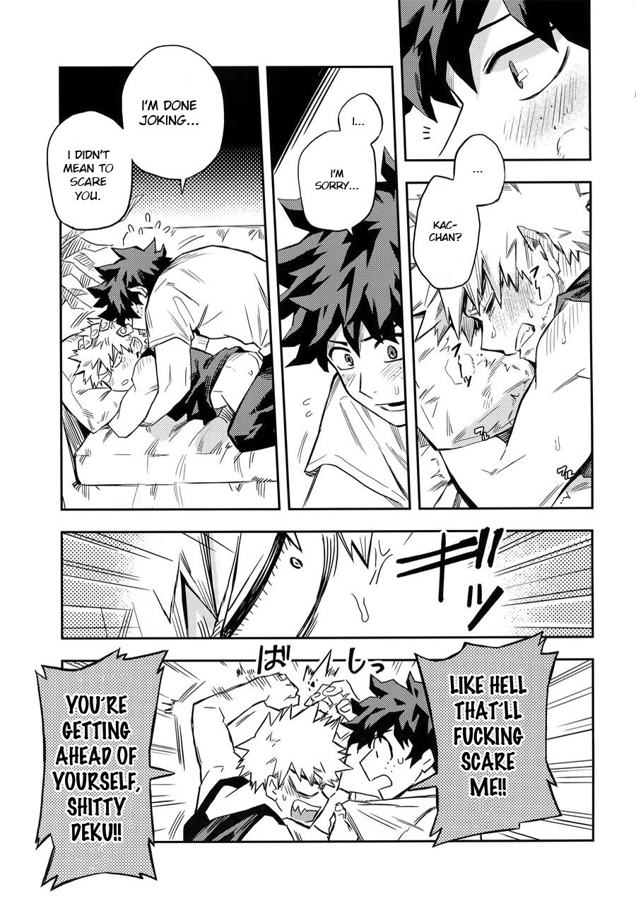 Kuchiguruma ni wa Goyoushin page 14 featuring izuku midoriya my hero academia parody - scar frottage hentai manga - read online free