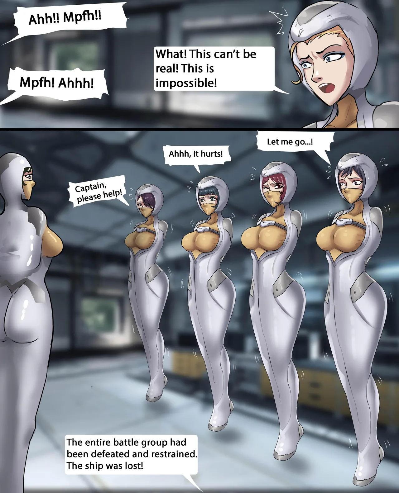 The Slave Spaceship - High Tech Bondage page 14 original parody - bondage gag hentai manga - read online free