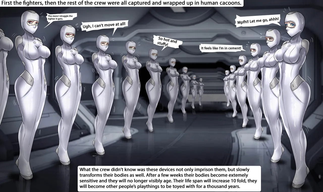 The Slave Spaceship - High Tech Bondage page 18 original parody - gag bondage hentai manga - read online free