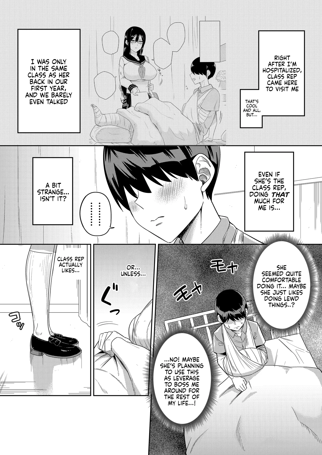 [Makosho] Sewayaki na Kyonyuu Gakkyuu Iinchou Sono 1-11 | The Kind and Caring Busty Class Rep Ch.1-11 [English] (Ongoing) page 24 original parody - handjob kissing hentai manga - read online free