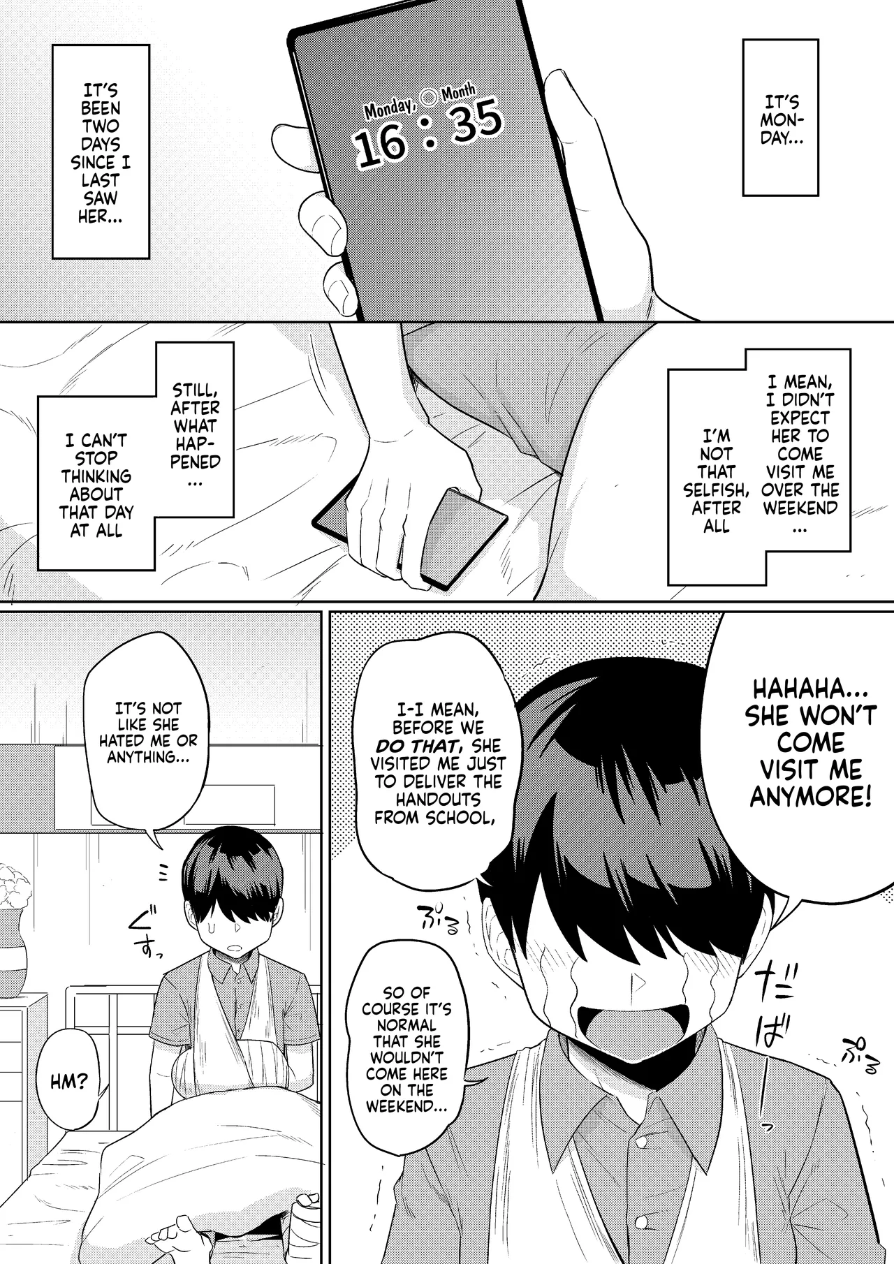 [Makosho] Sewayaki na Kyonyuu Gakkyuu Iinchou Sono 1-11 | The Kind and Caring Busty Class Rep Ch.1-11 [English] (Ongoing) page 42 original parody - handjob kissing hentai manga - read online free
