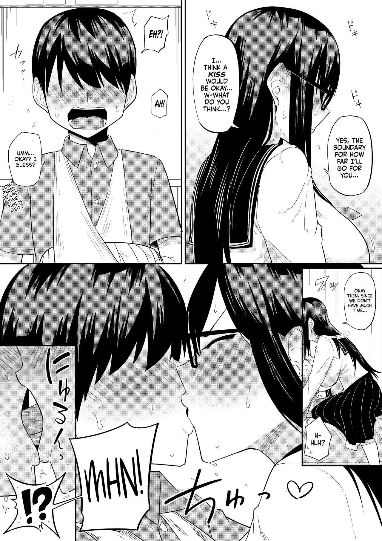 [Makosho] Sewayaki na Kyonyuu Gakkyuu Iinchou Sono 1-11 | The Kind and Caring Busty Class Rep Ch.1-11 [English] (Ongoing) page 45 original parody - handjob kissing hentai manga - read online free