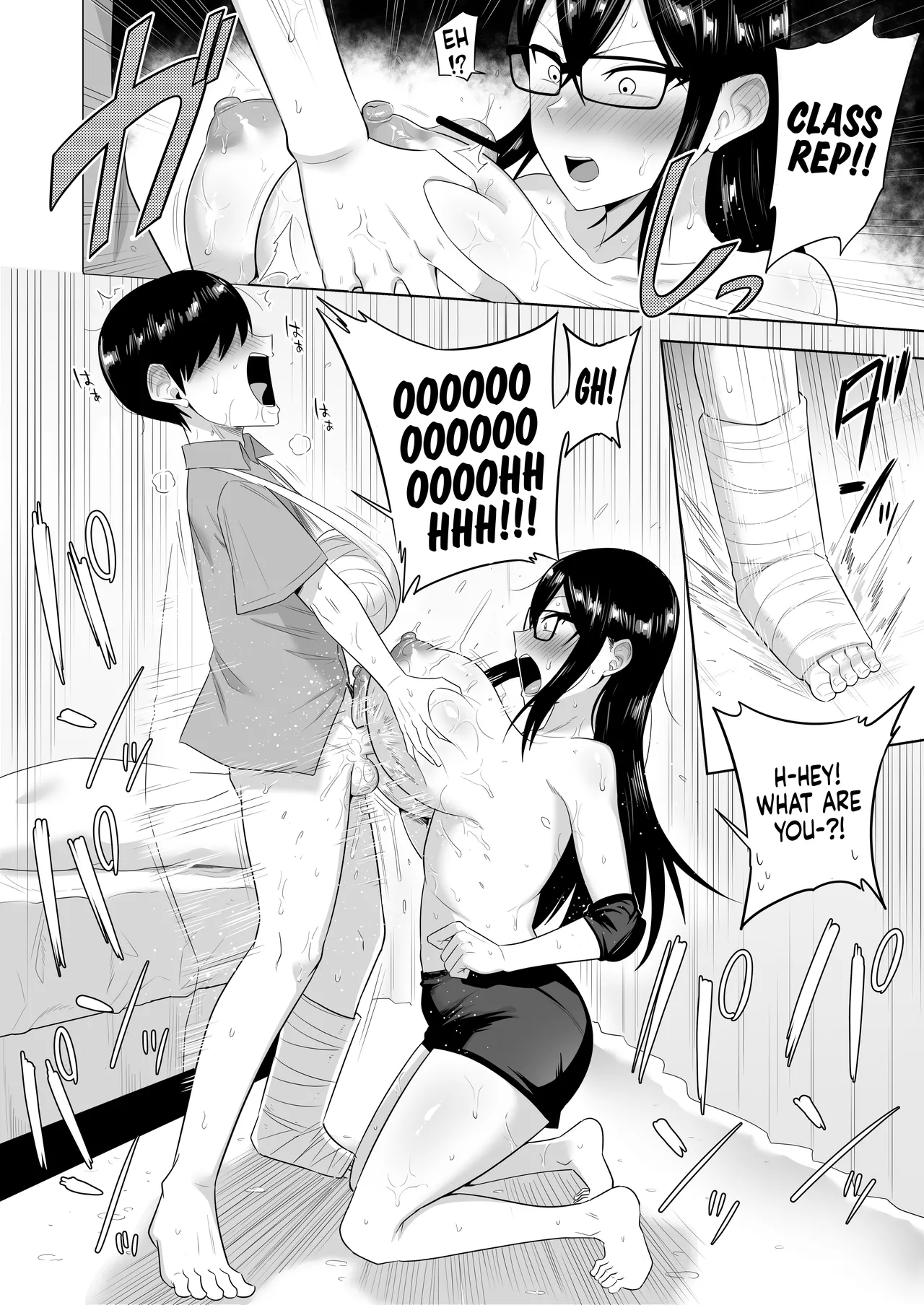 [Makosho] Sewayaki na Kyonyuu Gakkyuu Iinchou Sono 1-11 | The Kind and Caring Busty Class Rep Ch.1-11 [English] (Ongoing) page 57 original parody - sole female sole male hentai manga - read online free