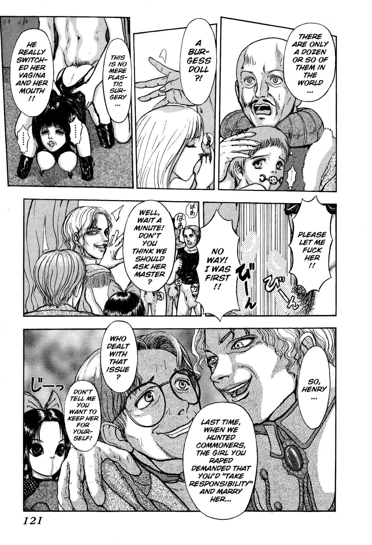 Burgess' Girls 1: Chapter of Wiwaxia page 119 - piercing guro hentai manga - read online free