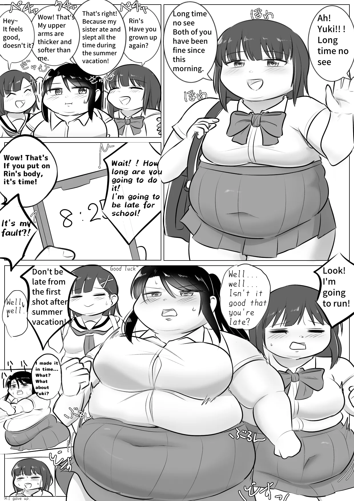 Longing for softness page 63 original parody - bbw weight gain hentai manga - read online free