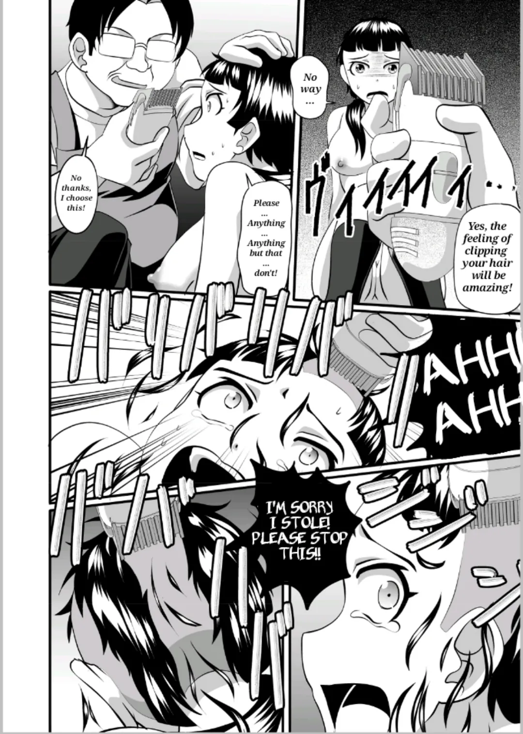 Shoplifter page 14 original parody - rough translation bald hentai manga - read online free
