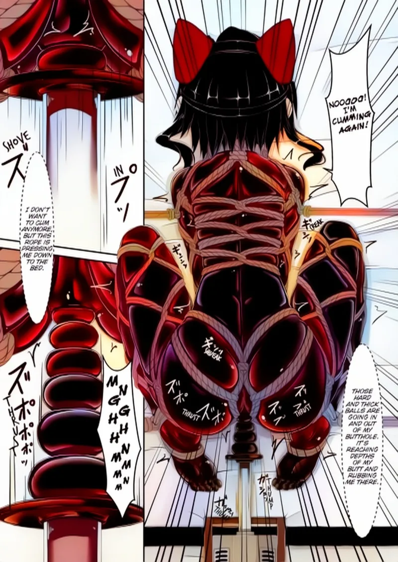 kuroneko choco ice (1-9) colorized page 152 original parody - bondage latex hentai manga - read online free