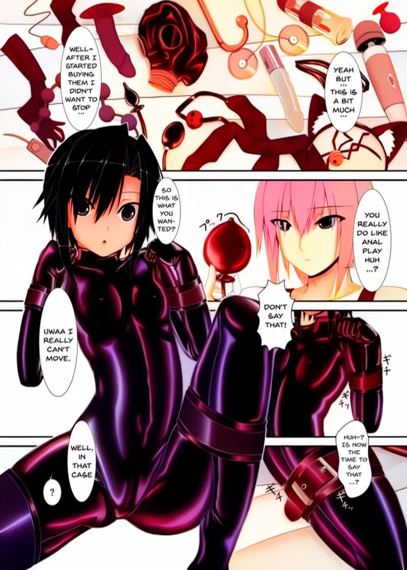 kuroneko choco ice (1-9) colorized page 18 original parody - bondage latex hentai manga - read online free