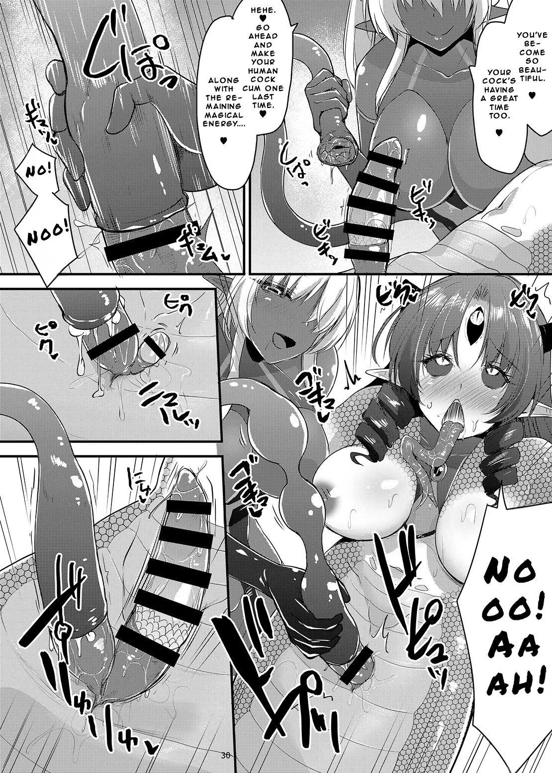 Kawaru Kaware Mahou Shoujo X | TransTransformed Magical Girl X page 29 original parody - futanari transformation hentai manga - read online free
