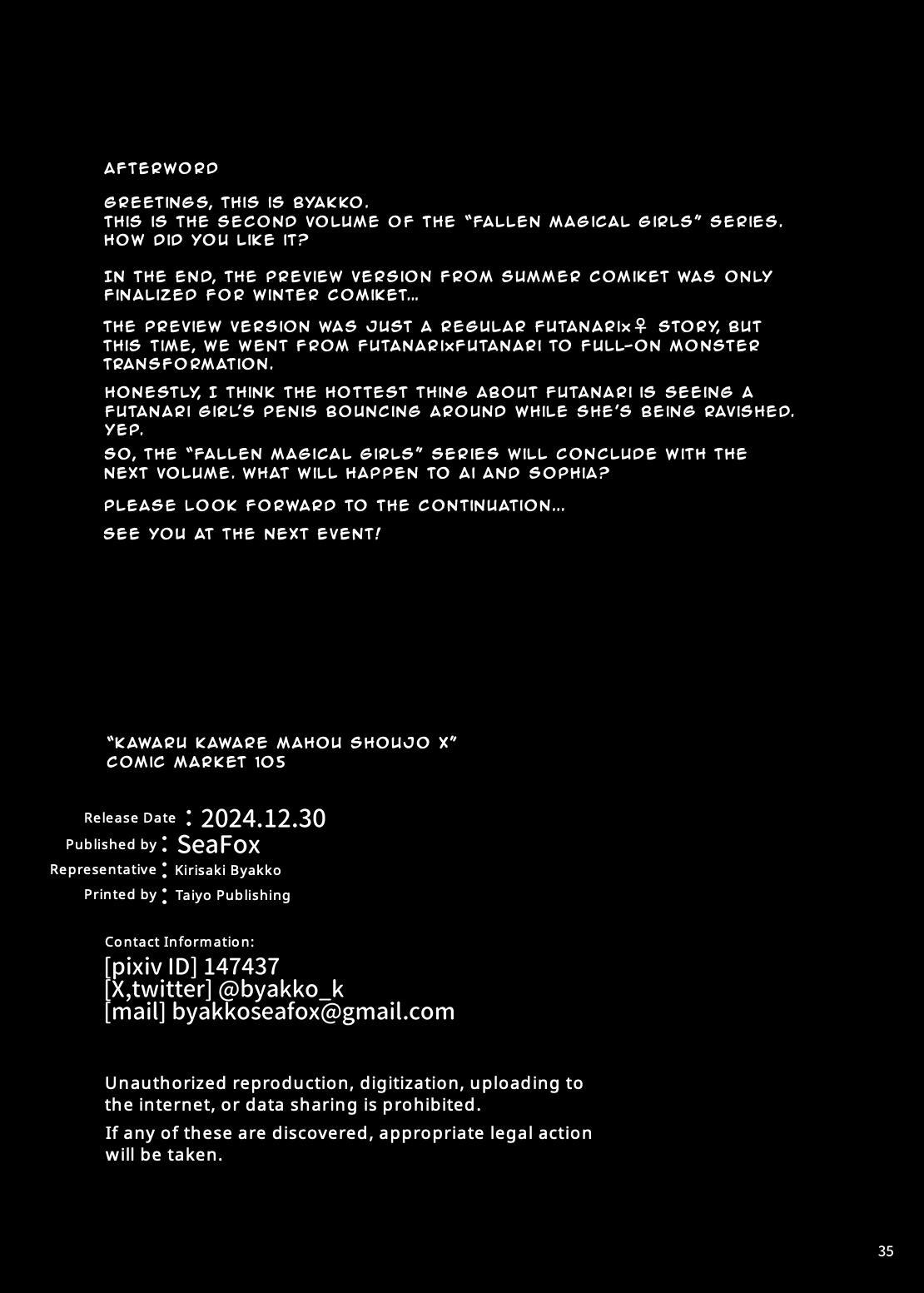 Kawaru Kaware Mahou Shoujo X | TransTransformed Magical Girl X page 33 original parody - futanari transformation hentai manga - read online free