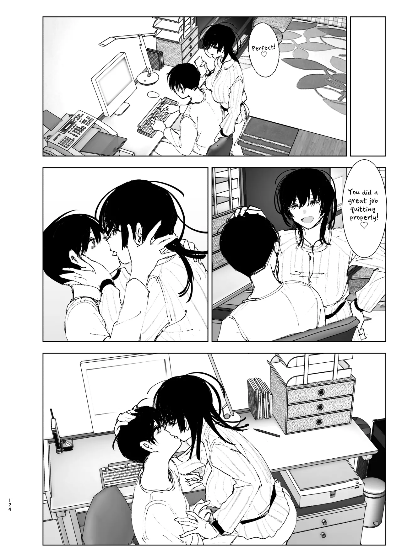 Monogatari no youni | Like a Tale page 123 original parody - kissing big breasts hentai manga - read online free