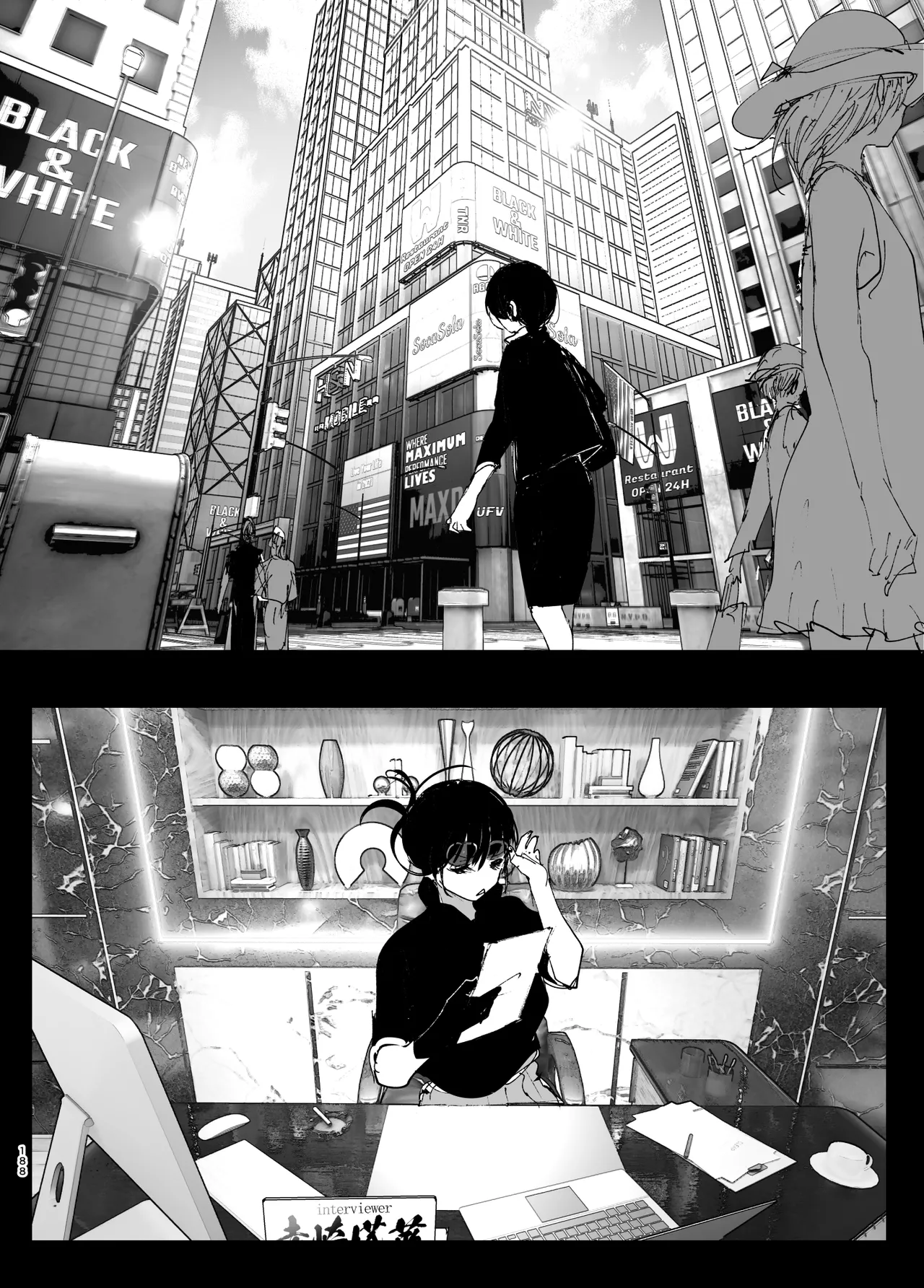 Monogatari no youni | Like a Tale page 187 original parody - kissing big breasts hentai manga - read online free