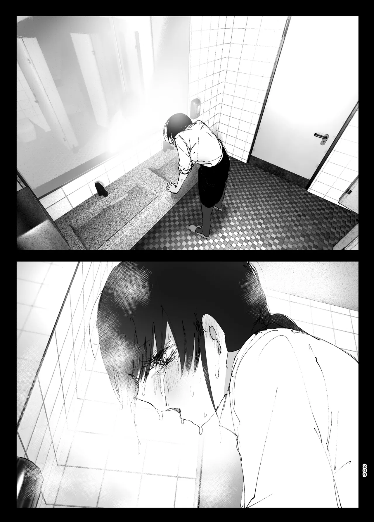 Monogatari no youni | Like a Tale page 208 original parody - kissing big breasts hentai manga - read online free