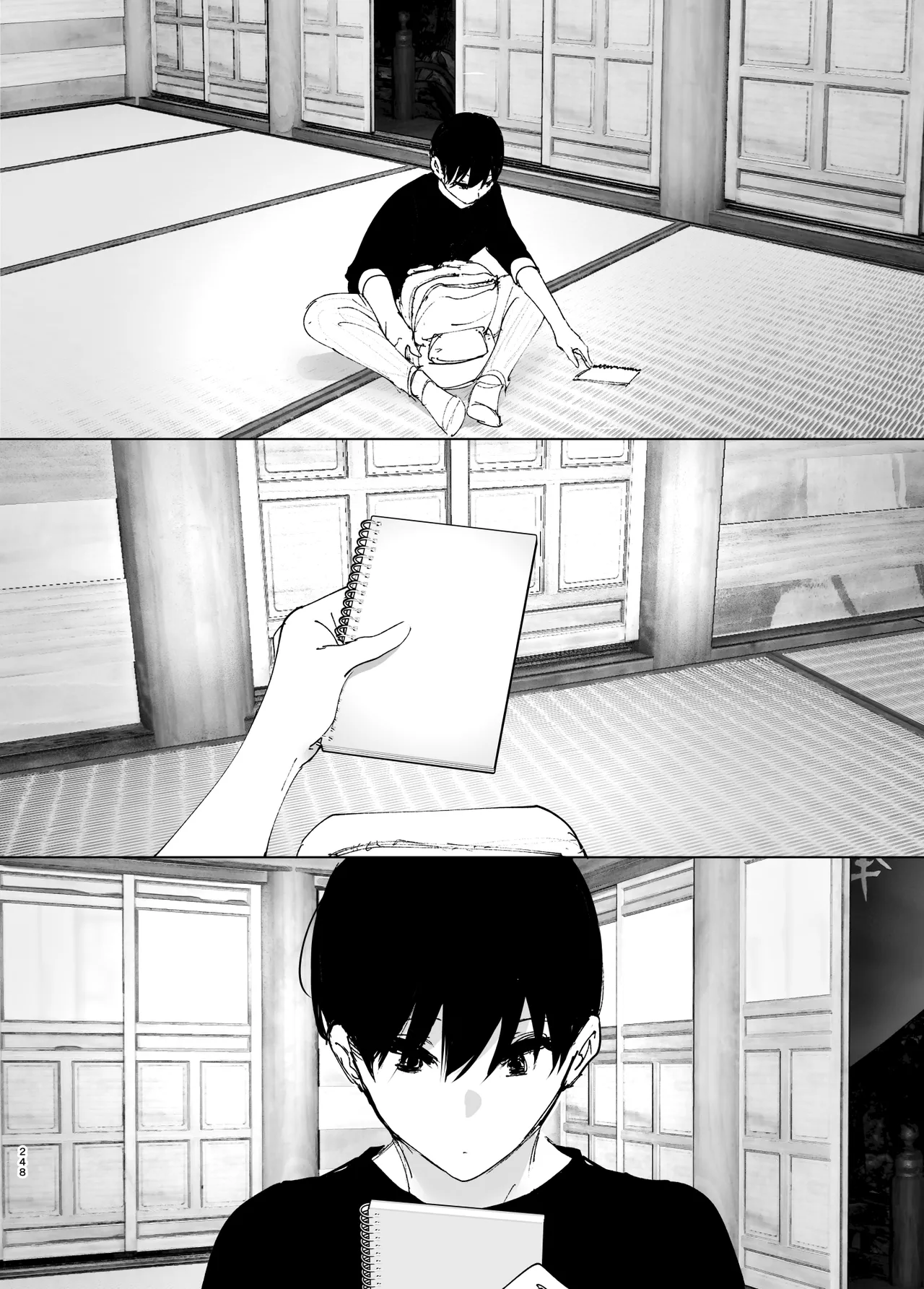 Monogatari no youni | Like a Tale page 247 original parody - kissing big breasts hentai manga - read online free