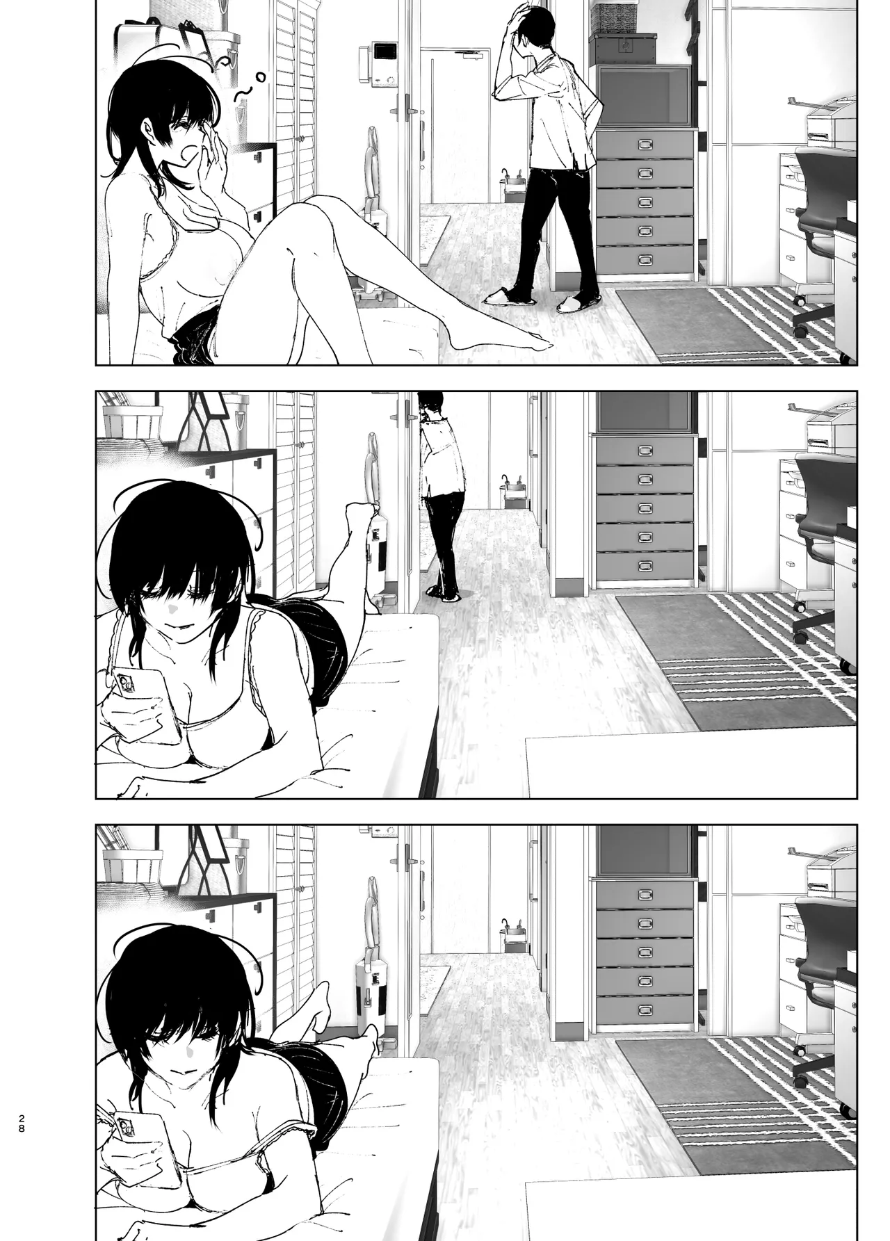 Monogatari no youni | Like a Tale page 27 original parody - kissing big breasts hentai manga - read online free