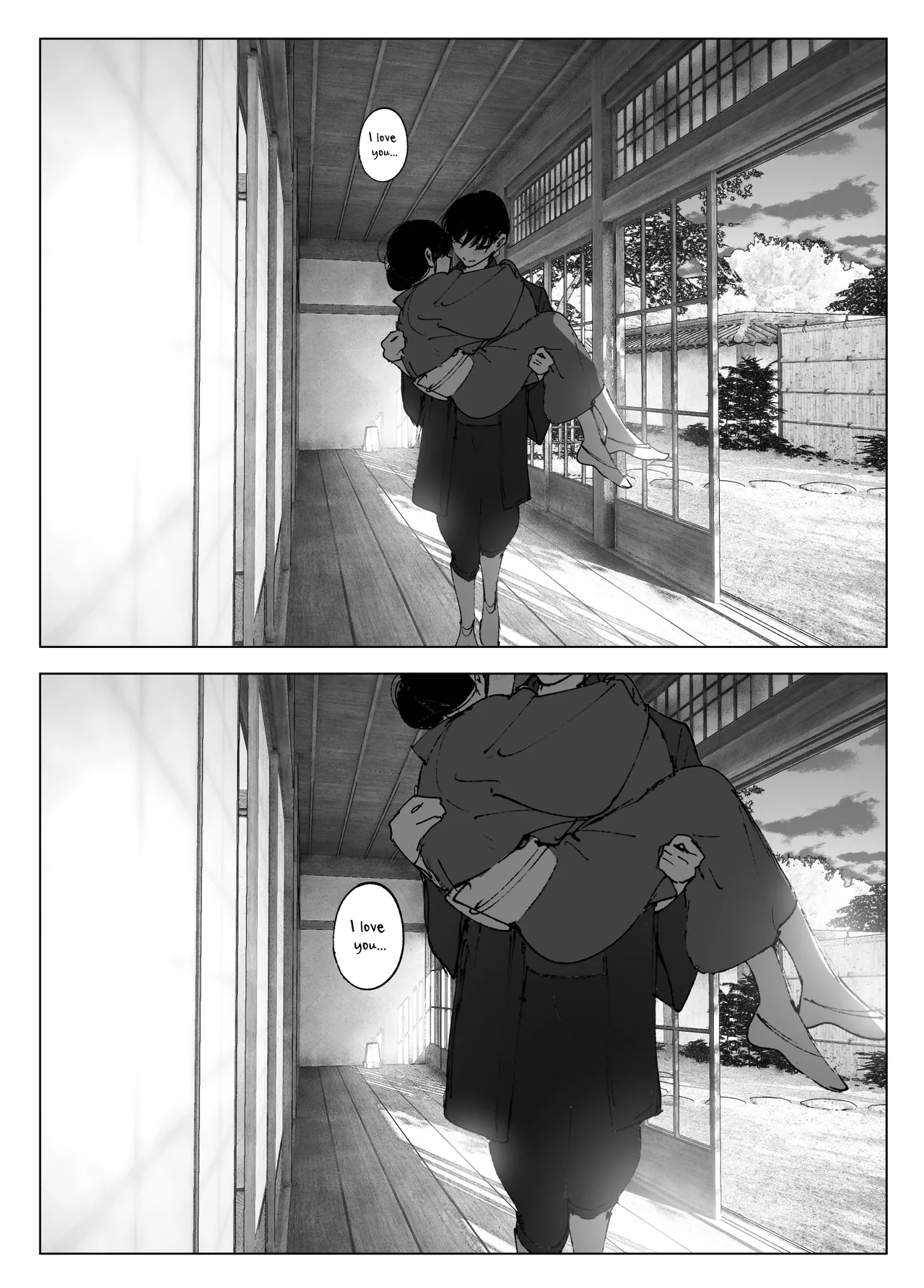 Monogatari no youni | Like a Tale page 285 original parody - kissing big breasts hentai manga - read online free