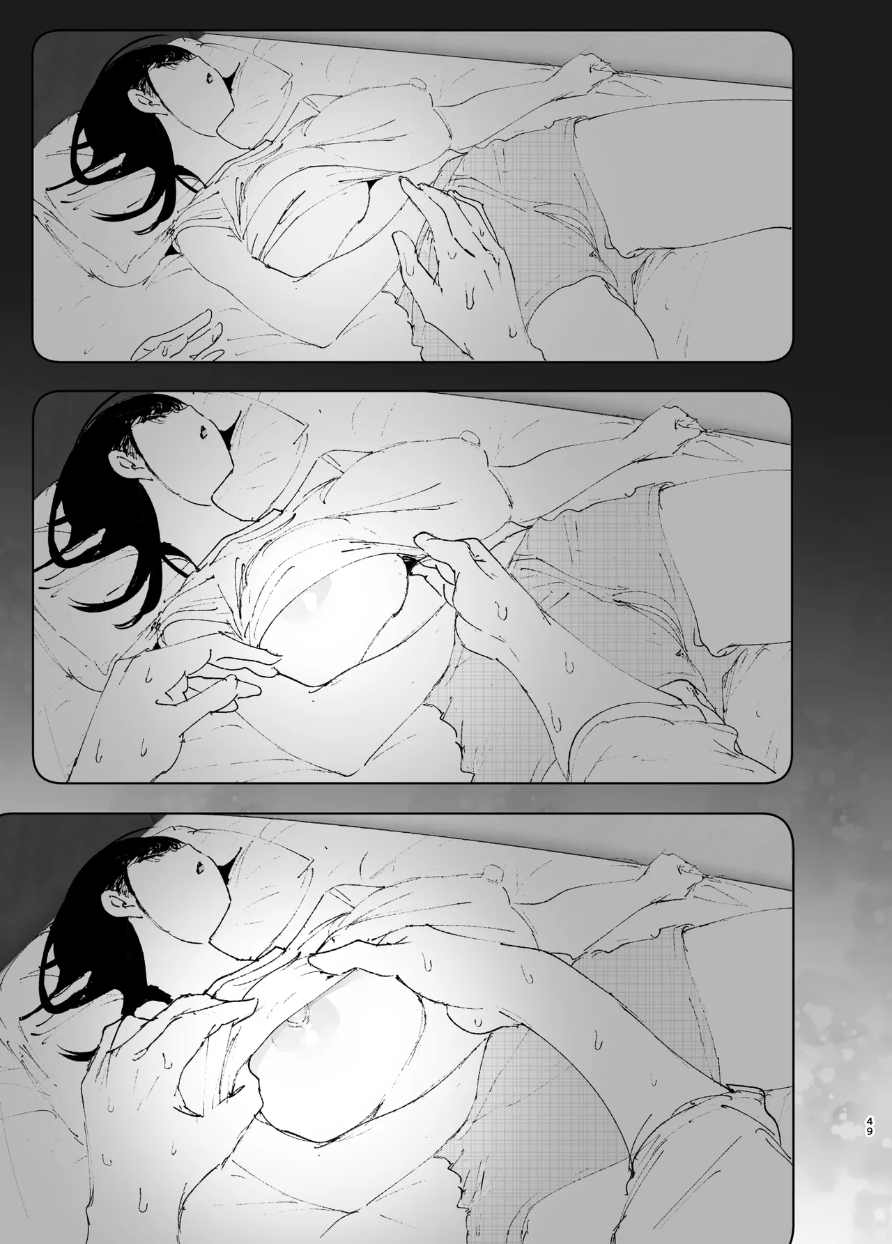 Monogatari no youni | Like a Tale page 48 original parody - kissing big breasts hentai manga - read online free