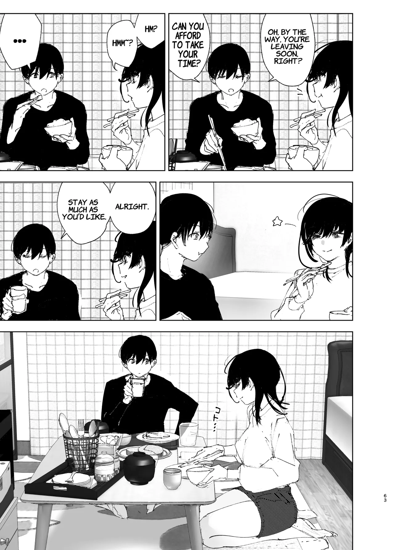 Monogatari no youni | Like a Tale page 62 original parody - kissing big breasts hentai manga - read online free