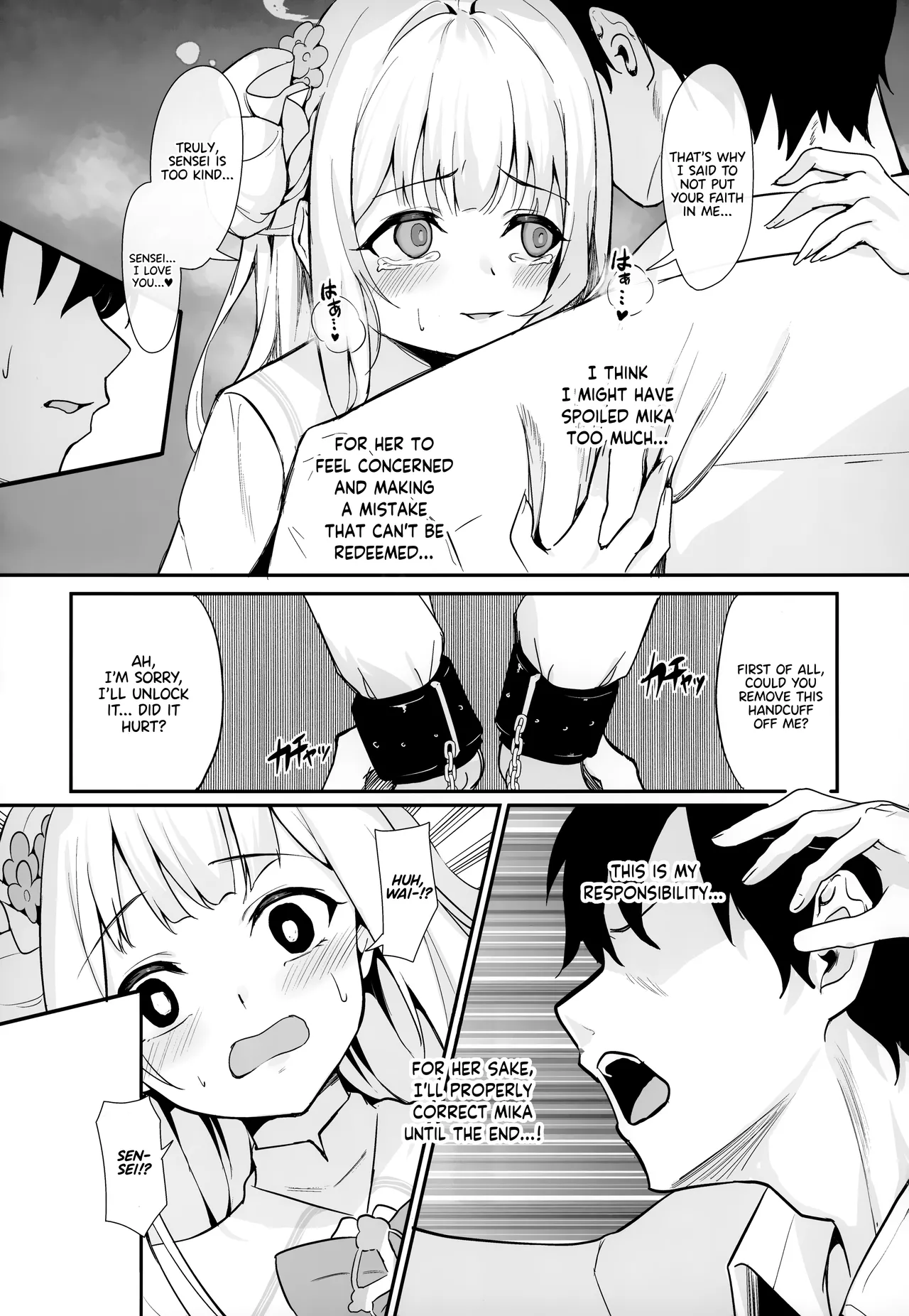 Misono Kousoku | Misono Restraint page 14 featuring mika misono blue archive parody - sweating wings hentai manga - read online free