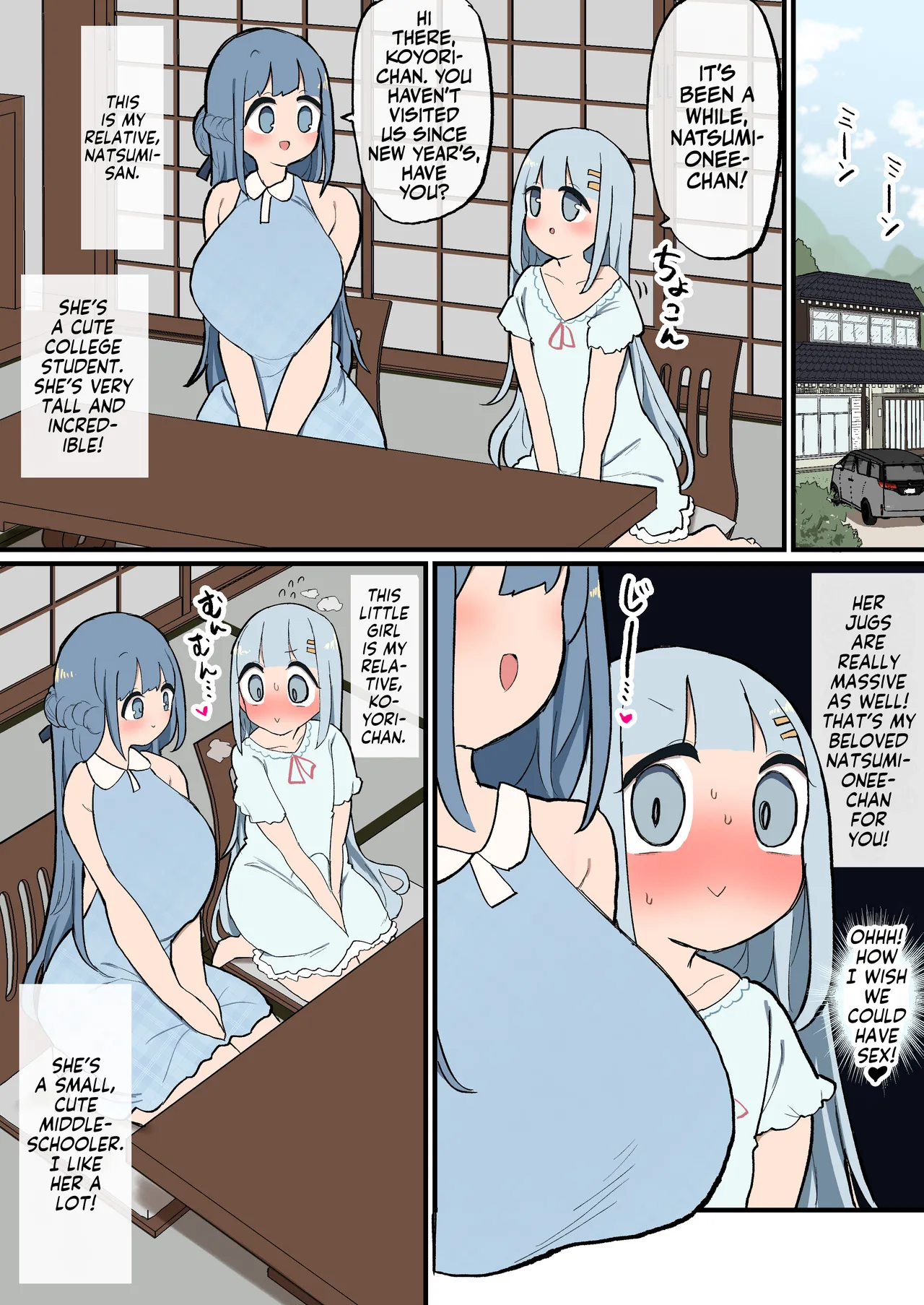 Page 2 of [Momomo] Shinseki no Futanari-chan Daisuki Onee-san to Guchogucho Ecchi Futanari-chan [English] [Team Rabu2]