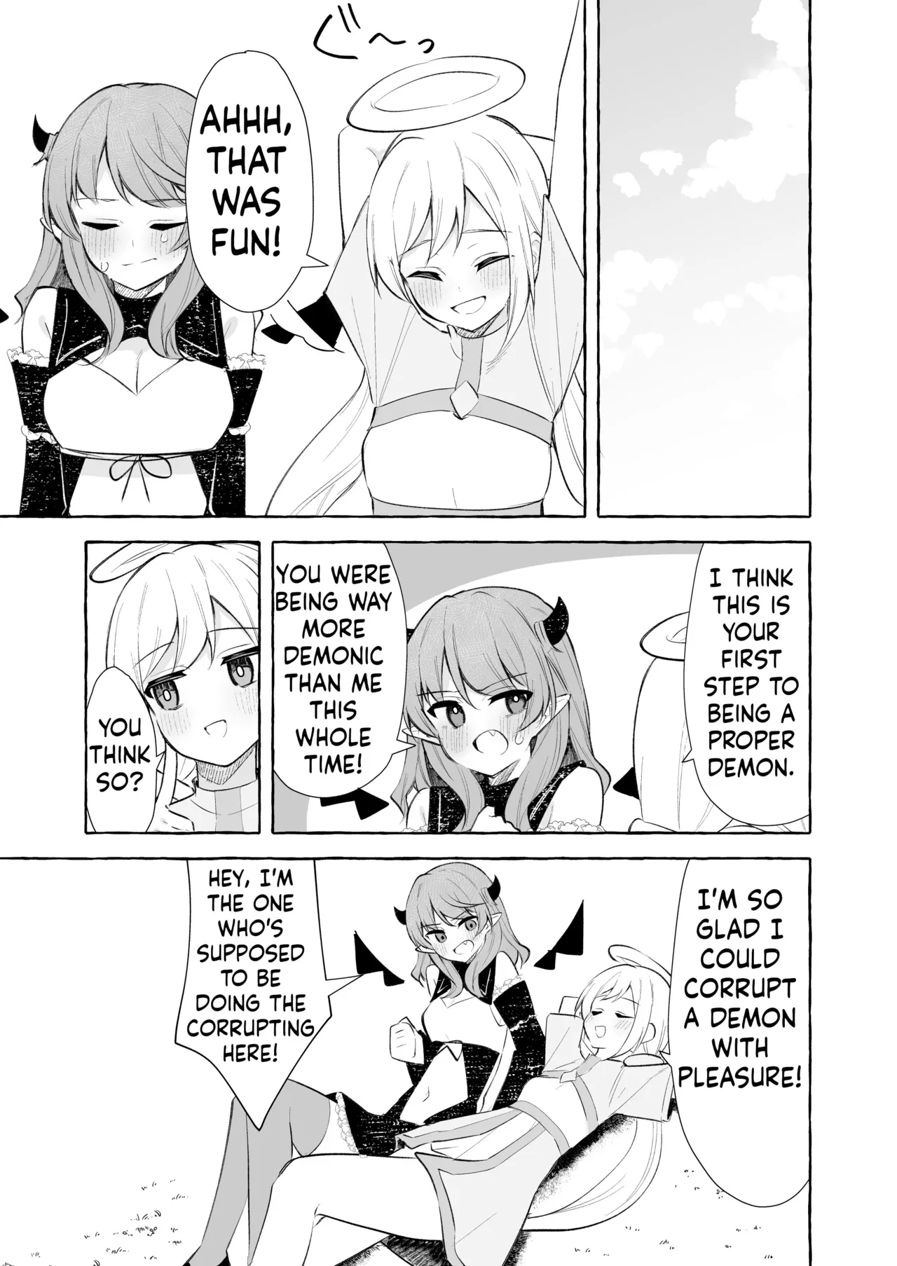 Futanari Akuma to Tenshii-chan page 29 original parody - sole female nakadashi hentai manga - read online free