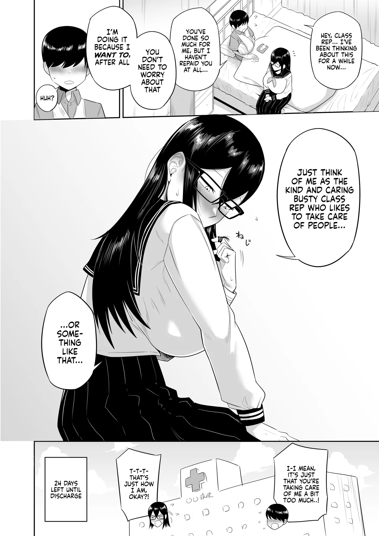 [Makosho] Sewayaki na Kyonyuu Gakkyuu Iinchou Sono 1-12 | The Kind and Caring Busty Class Rep Ch.1-12 [English] [NudeSalad] (Ongoing) page 59 original parody - sole female sole male hentai manga - read online free