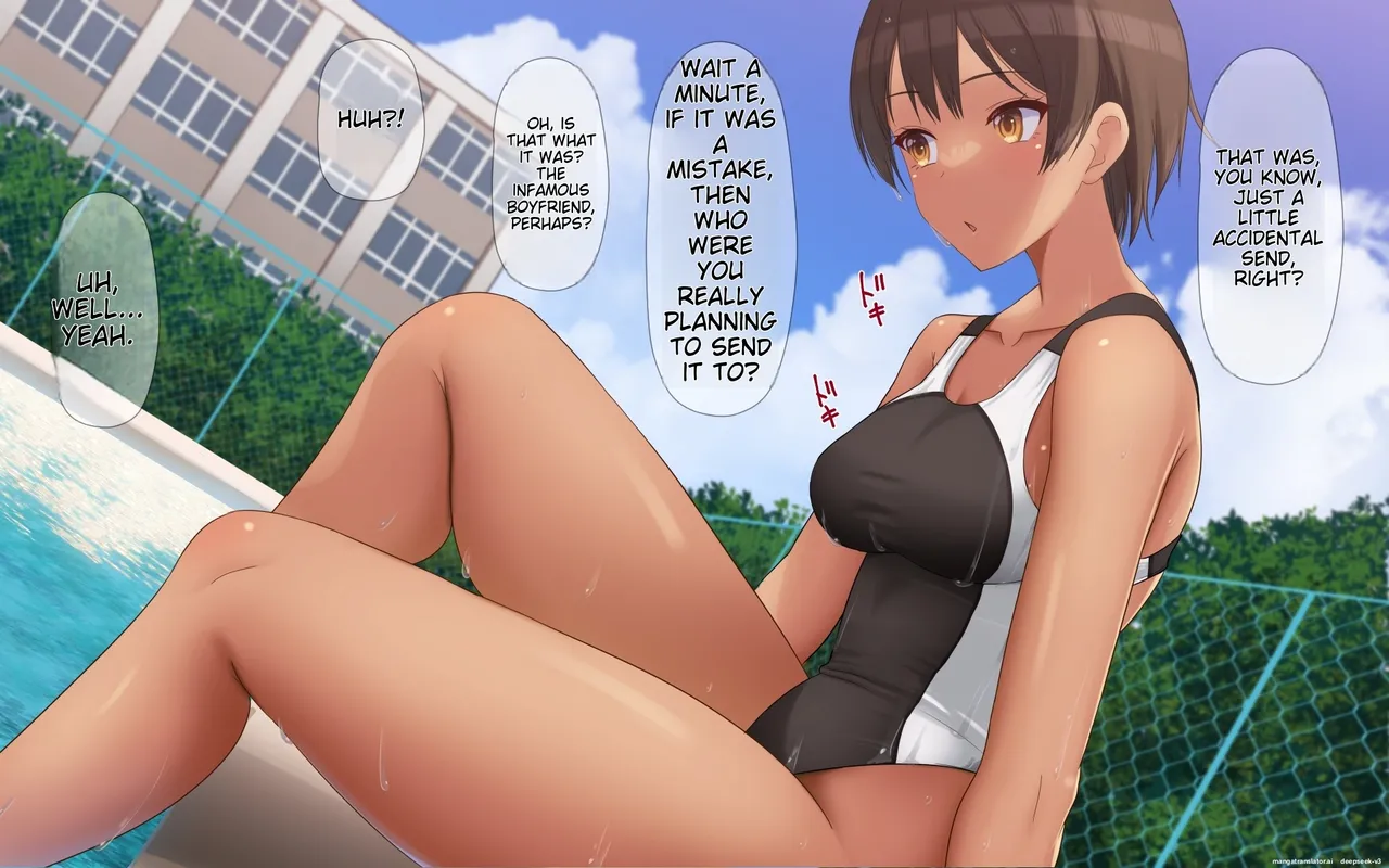 Naka ga Ii Onna Tomodachi wa Aitsu no Kanojo datta page 17 original parody - swimsuit mmf threesome hentai manga - read online free