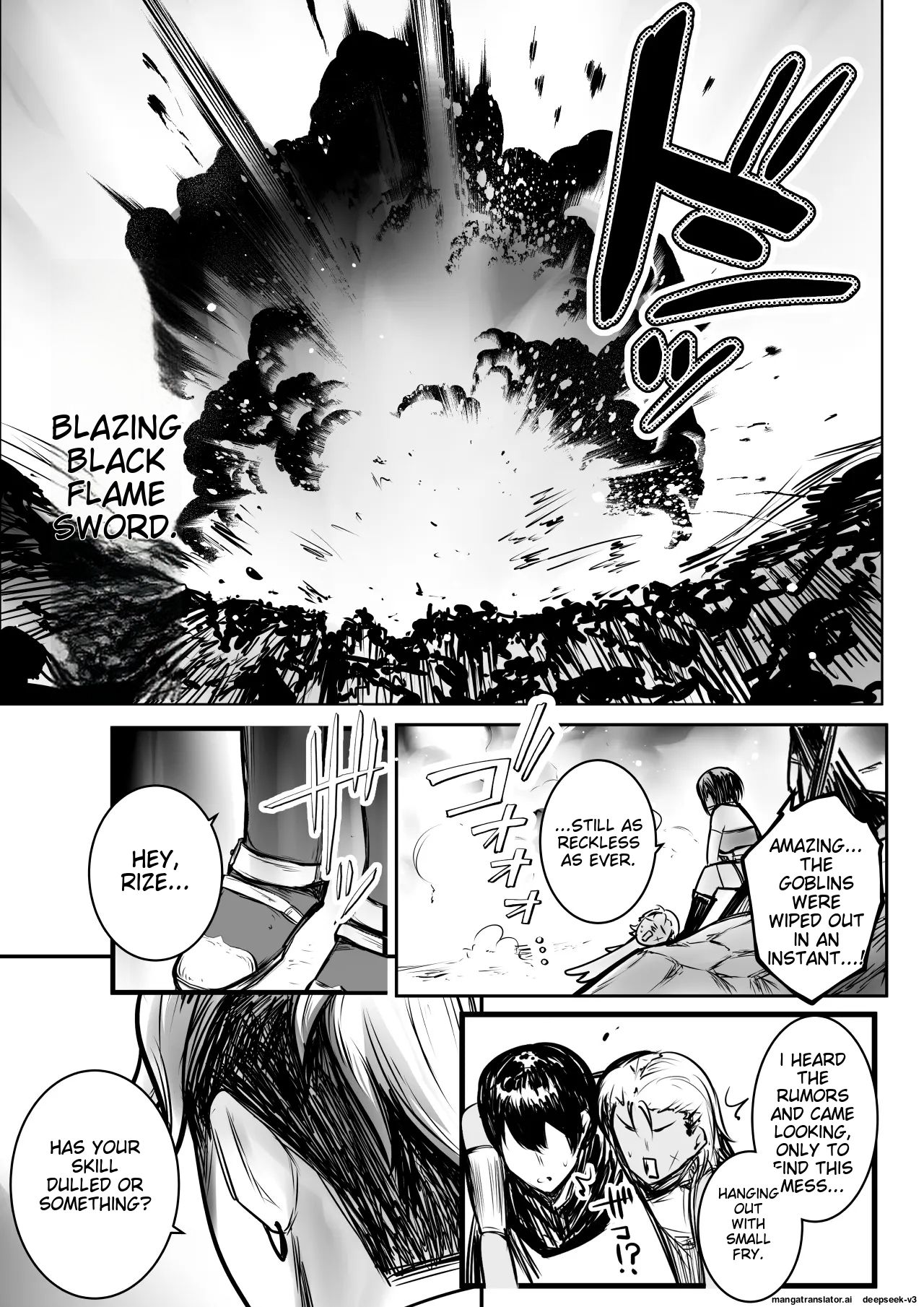 Onna Kishi Rize wa Koyoi mo Maotoko ni Dakareru 3 page 10 original parody - big breasts mmf threesome hentai manga - read online free