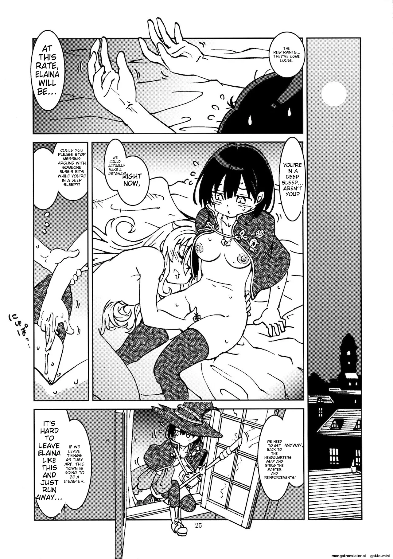 Tabitabi Nikki ni wa Shirusenakatta Koto. 2 page 26 featuring elaina majo no tabitabi parody - rough translation stockings hentai manga - read online free