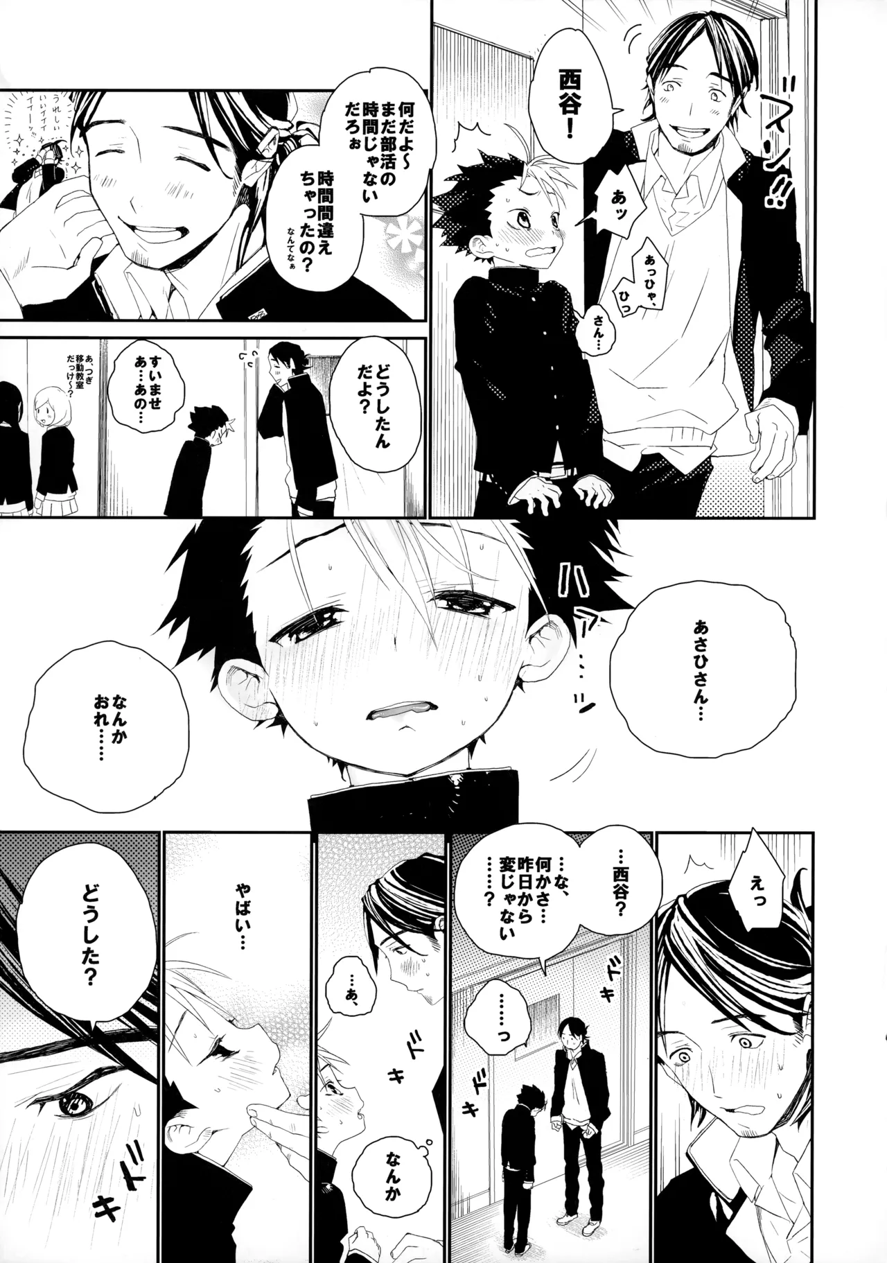 Momoiro no Bansoukou page 24 featuring yuu nishinoya haikyuu parody - males only yaoi hentai manga - read online free