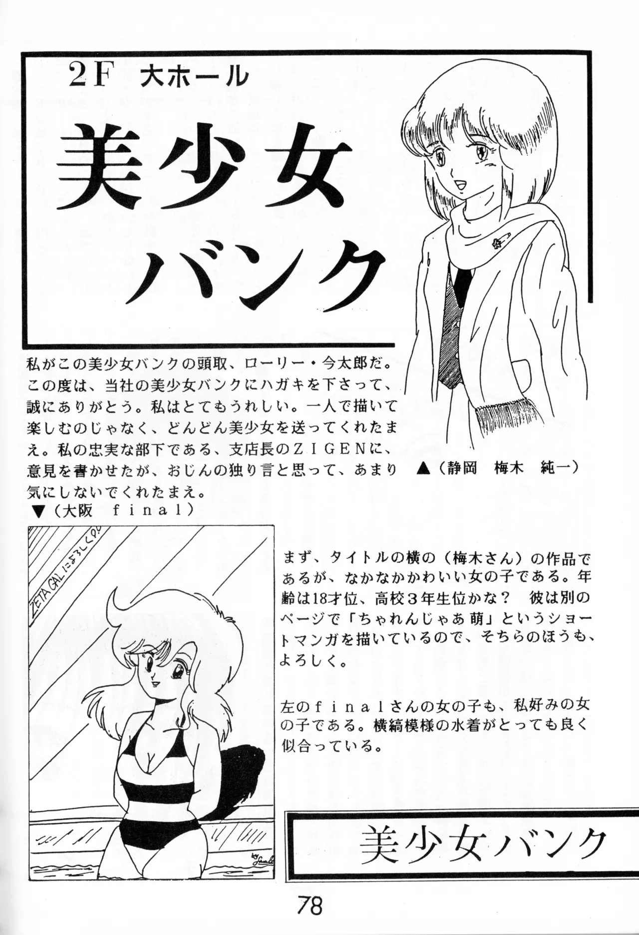 Graphic idol information magazine "ZETA" first issue.2 - Page 75